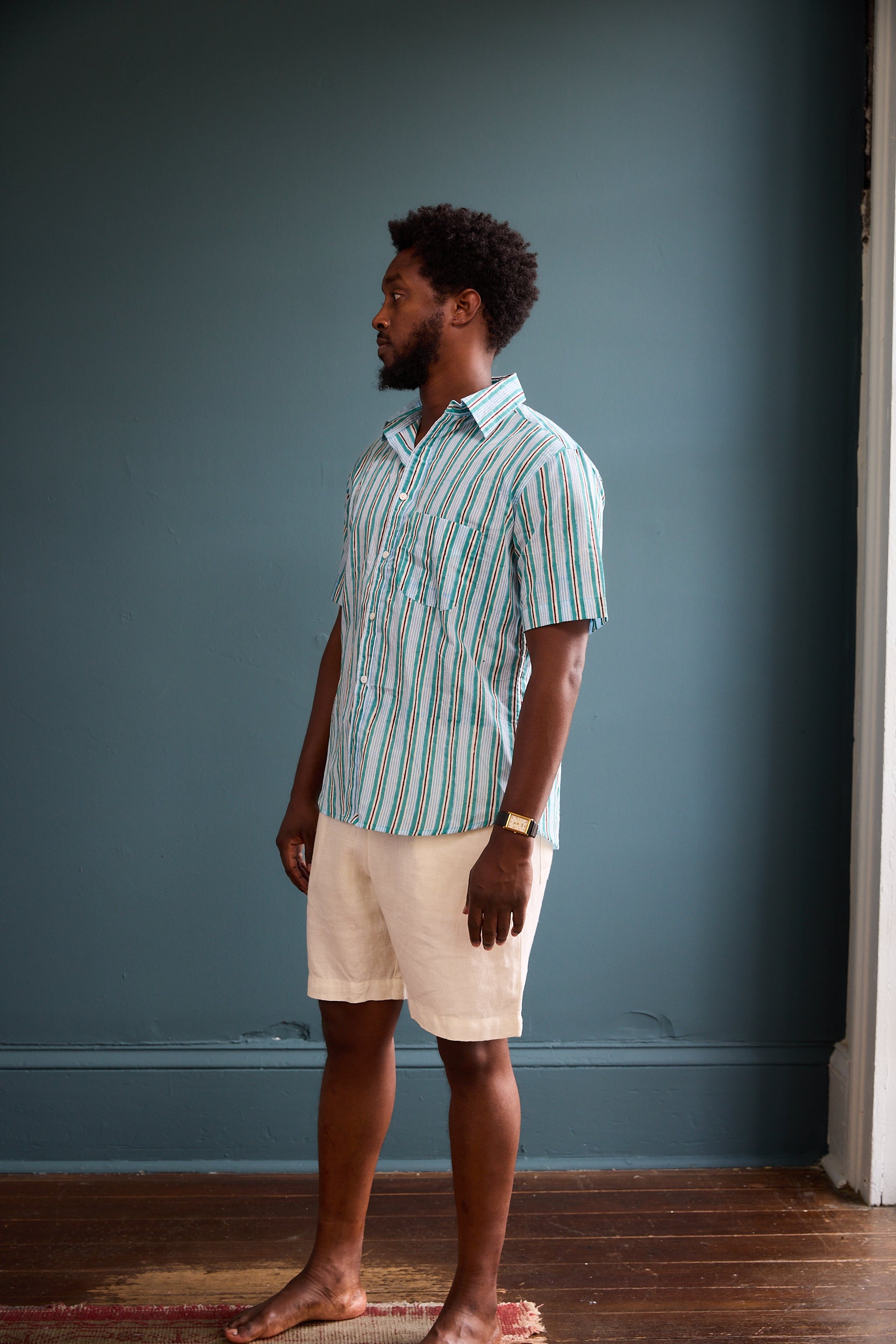 Classic Men's Short Sleeve Button Down