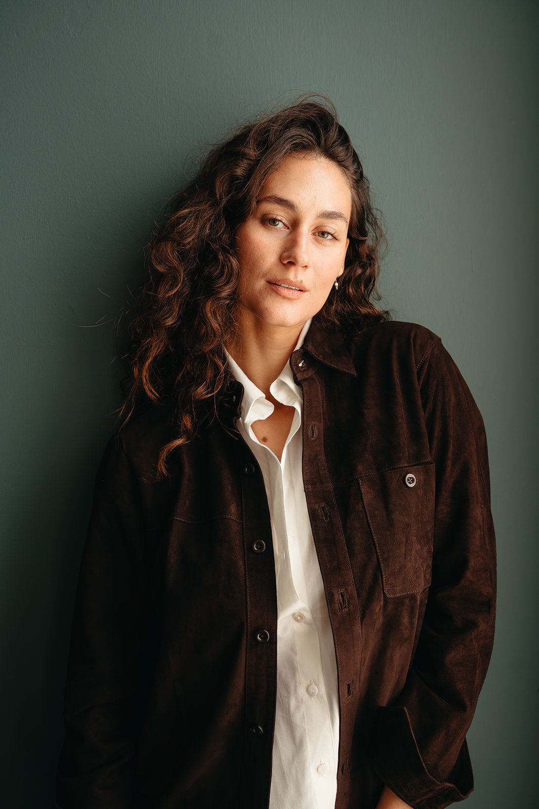 Manoj Unisex Suede Shirt Jacket