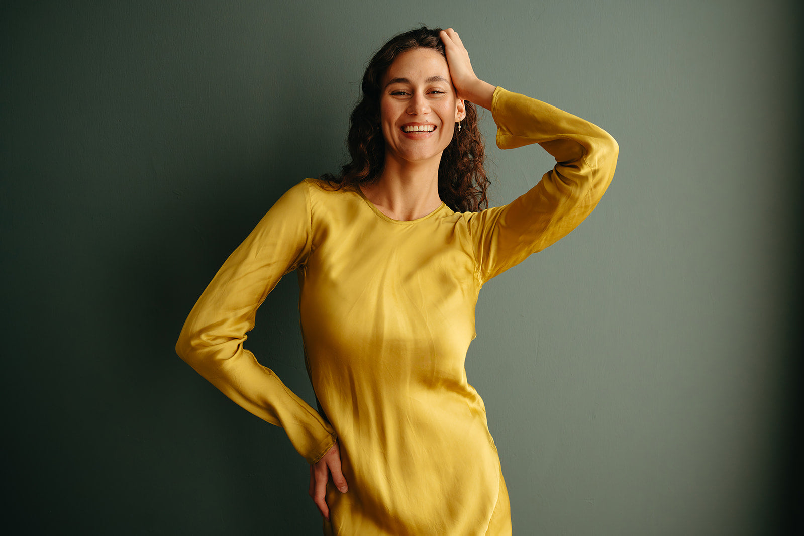 Swati Mini Dress Cotton Satin