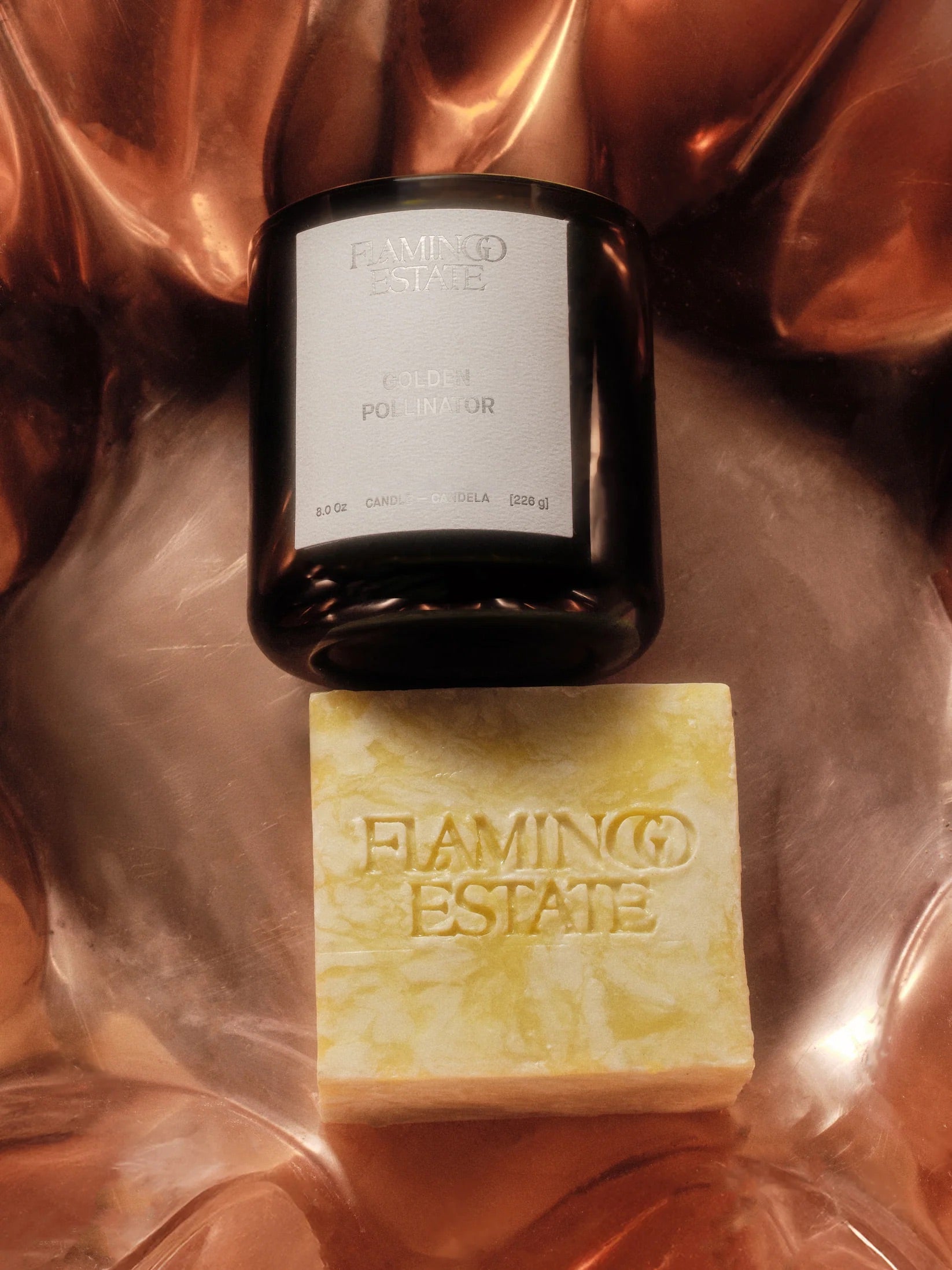 Flamingo Estate Golden Pollinator Candle