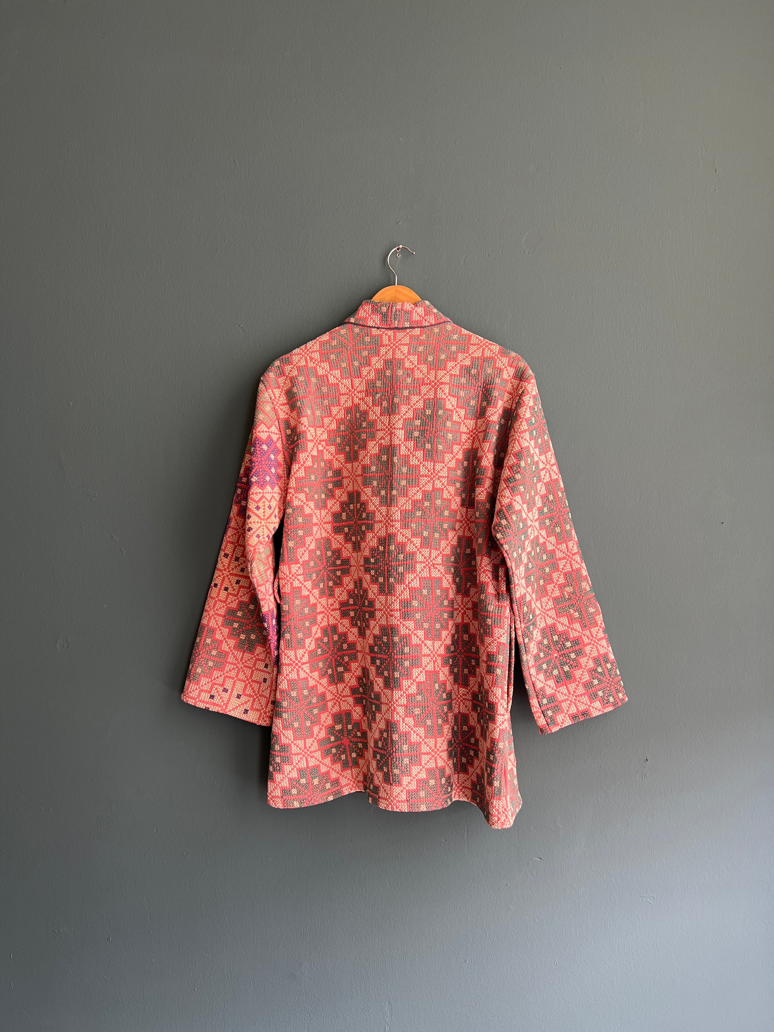Antique Dhurrie Kimono Jacket