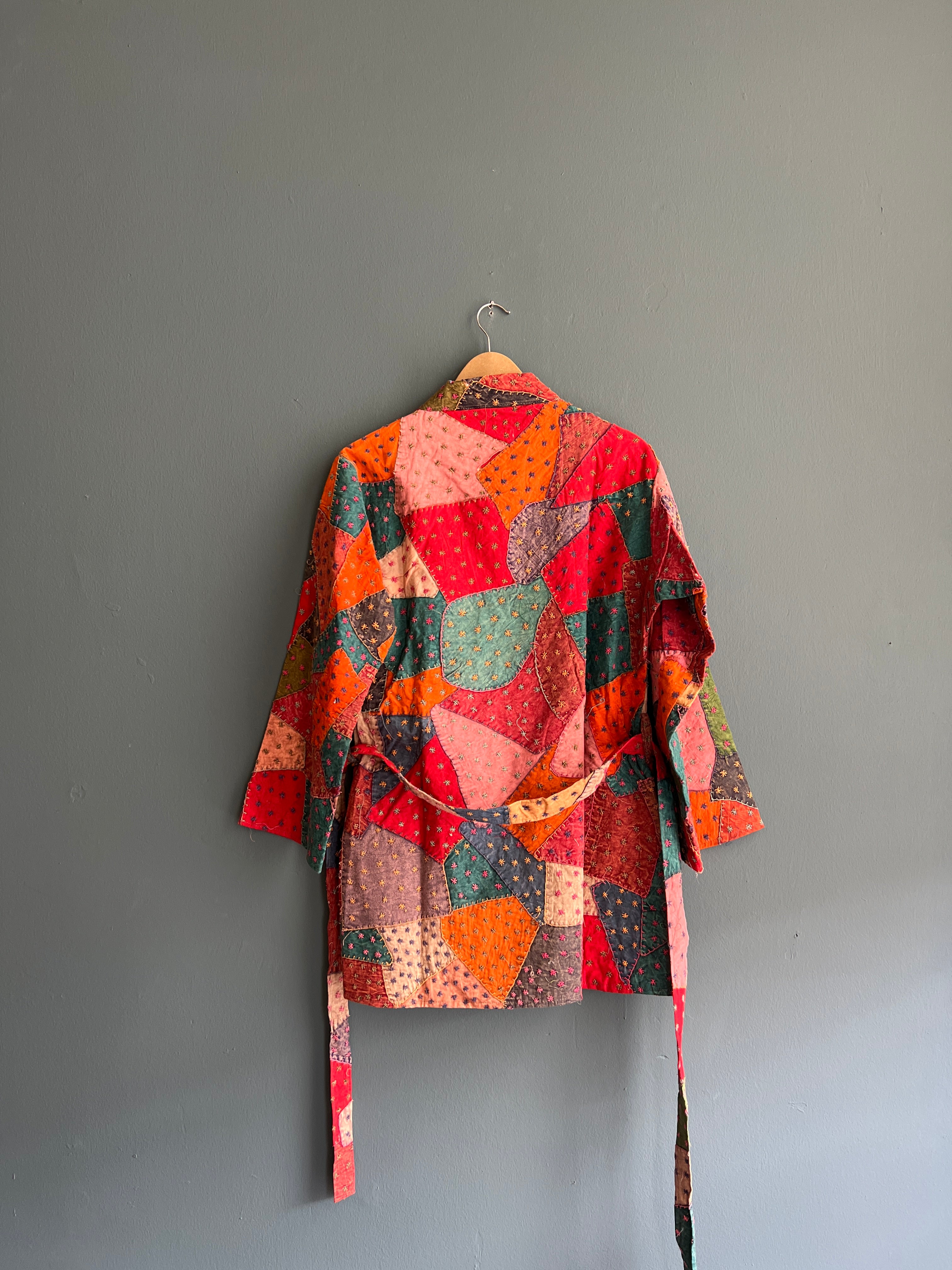 Antique Patchwork Kimono Jacket