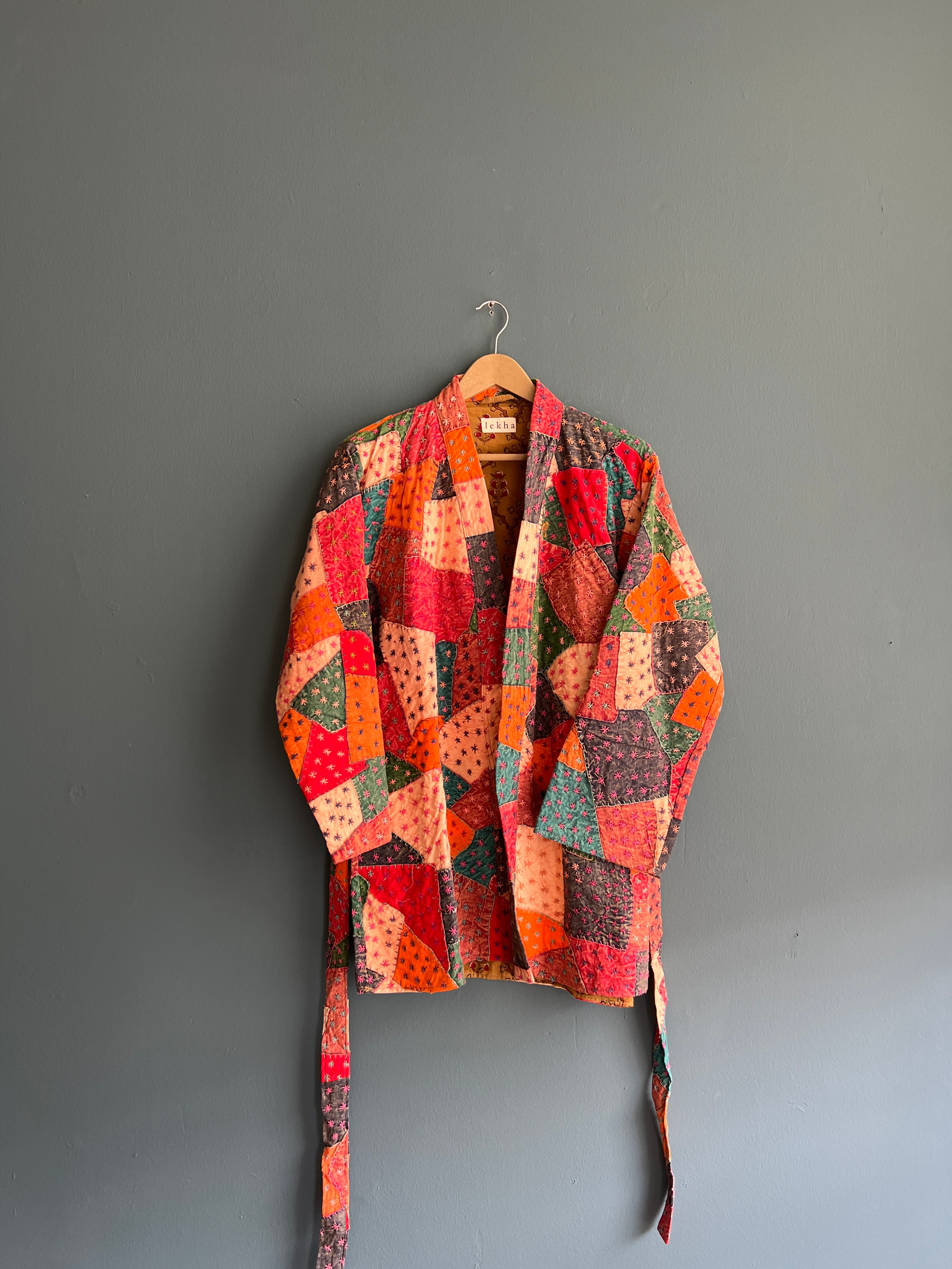 Antique Patchwork Kimono Jacket
