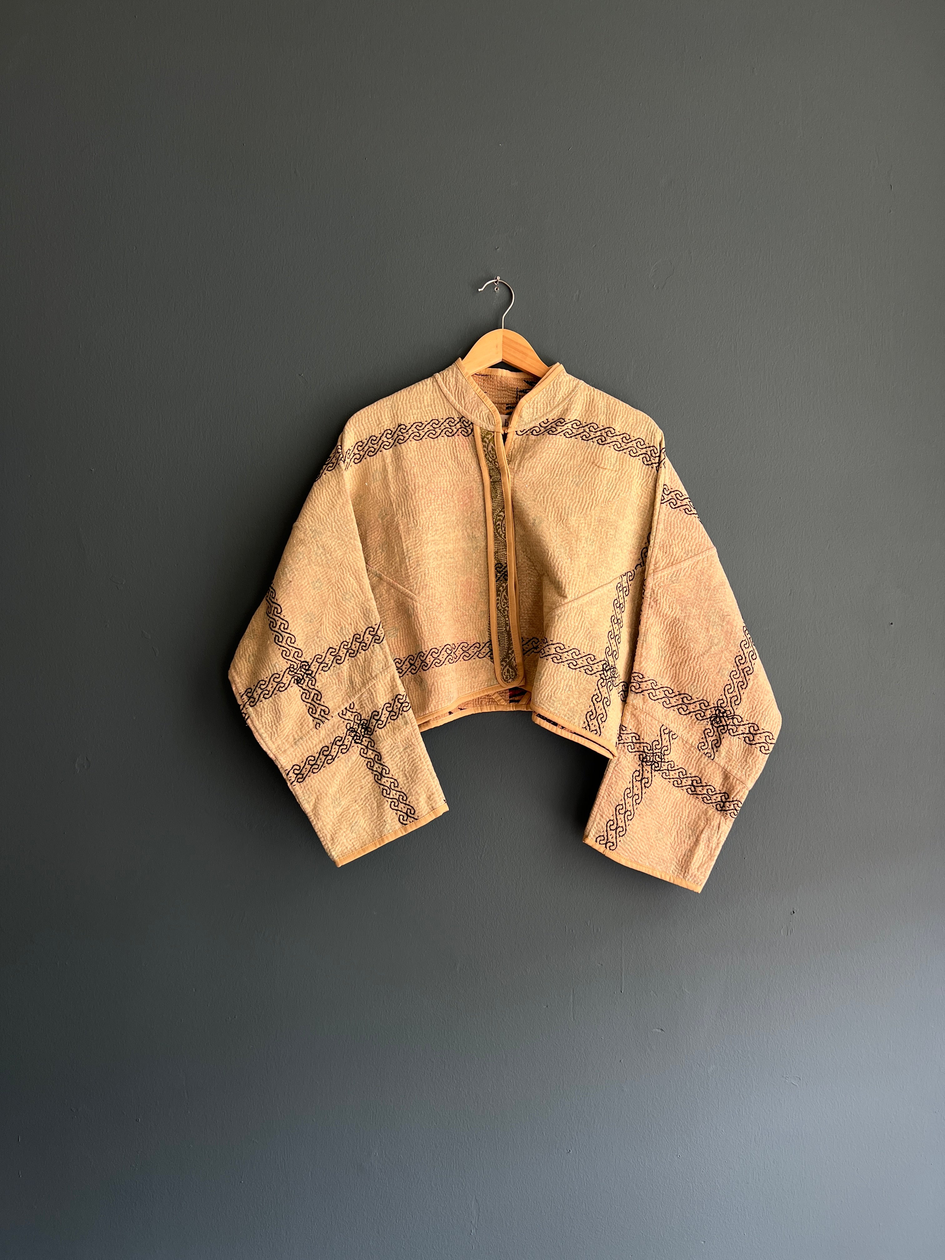 Cropped Kantha Jacket