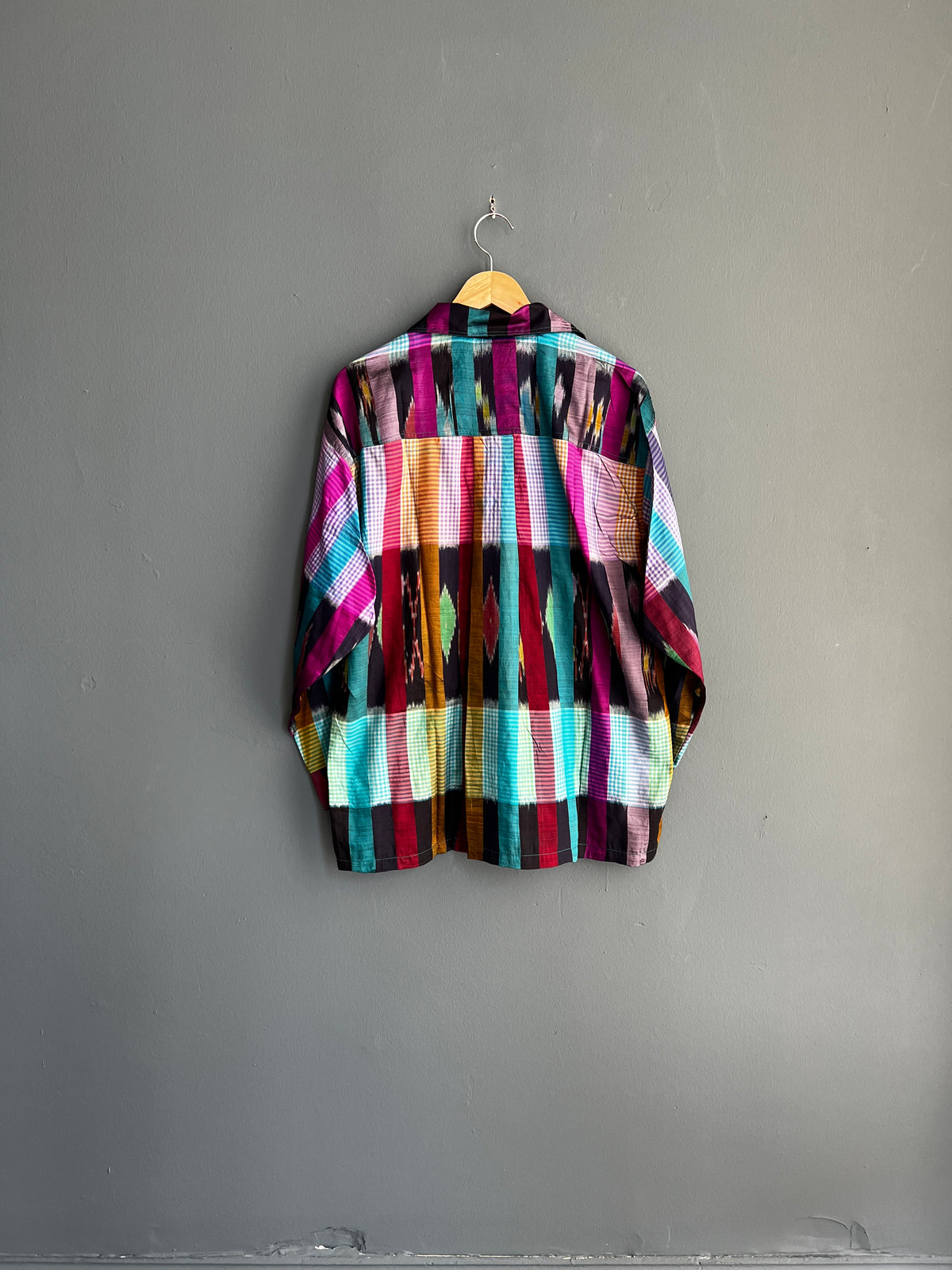 Unisex Patola Silk Sari Overshirt
