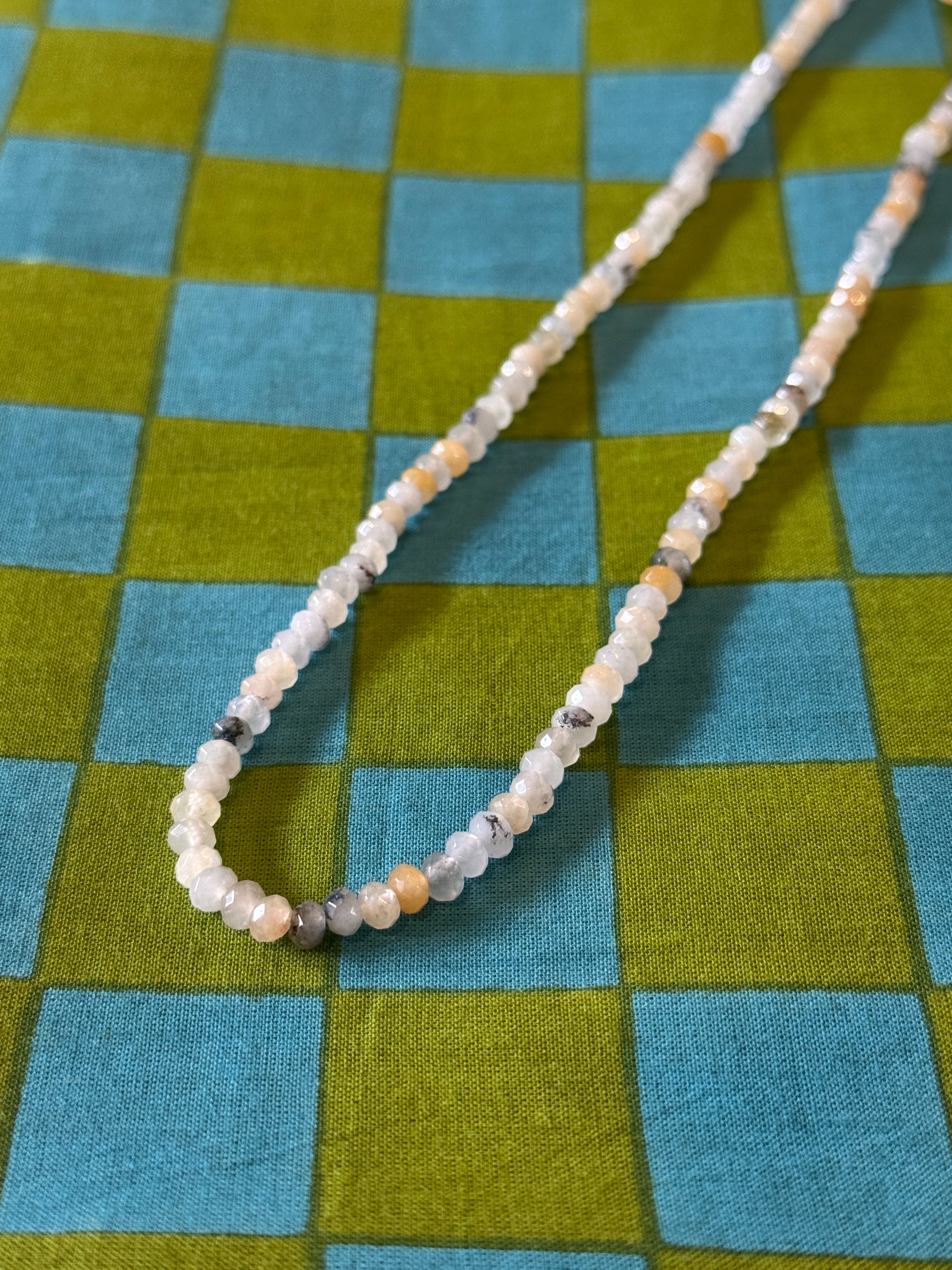 Taupe Agate Necklace