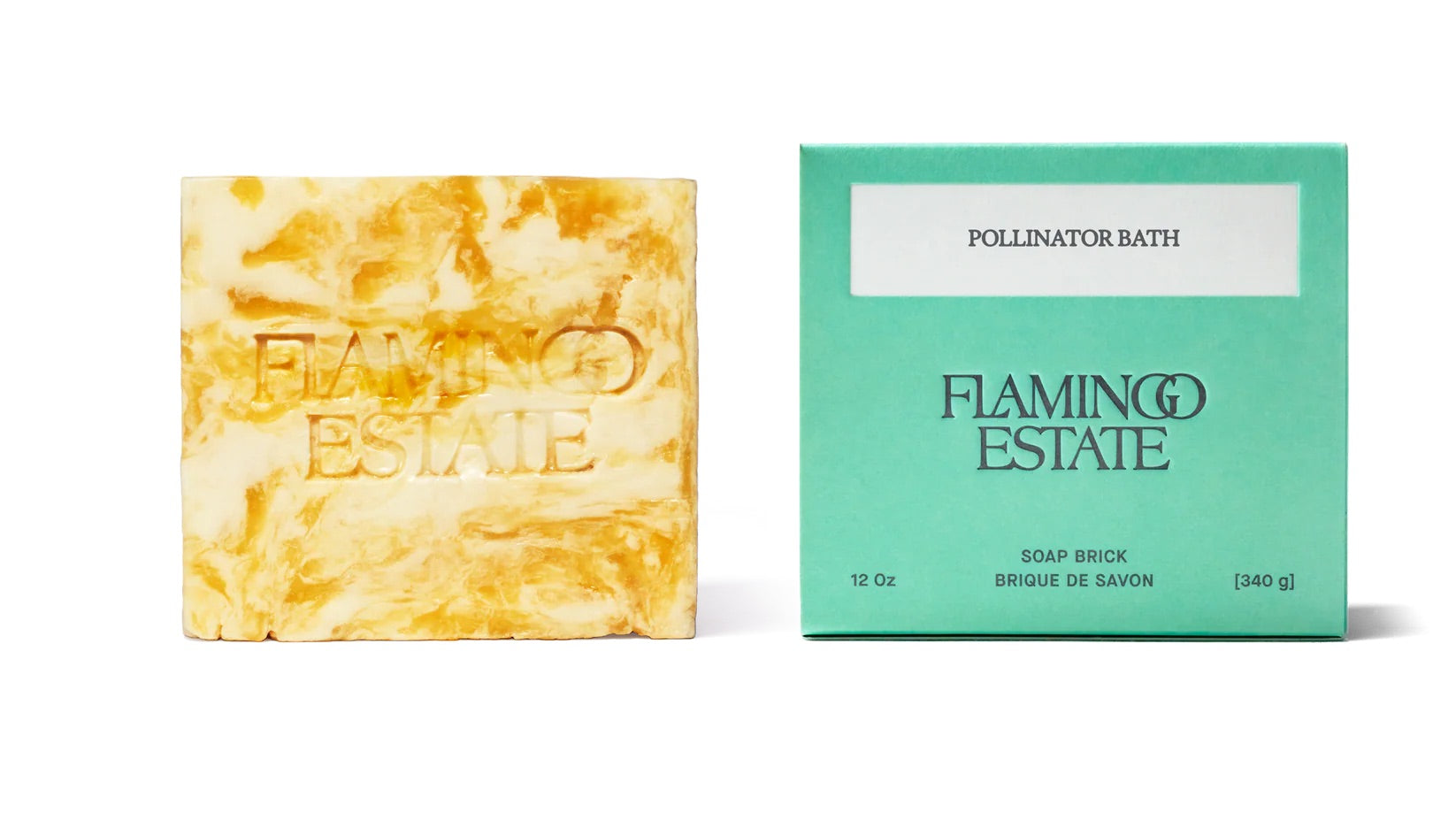 Flamingo Estate Pollinator Bath Soap Brick