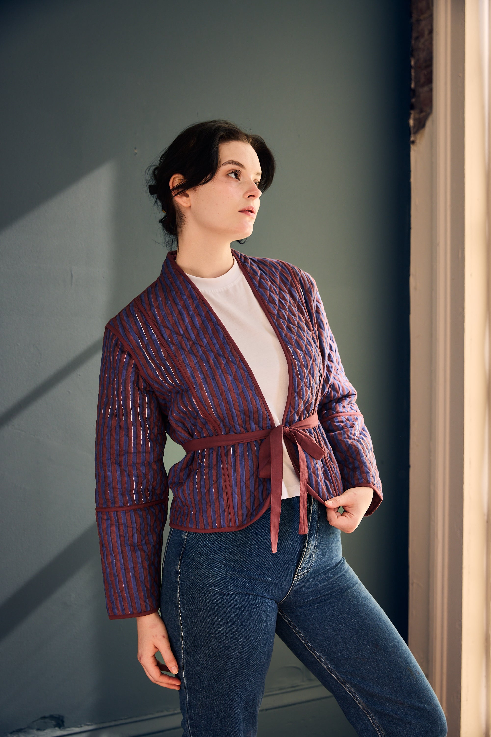 Annika Block Printed Quilted Jacket