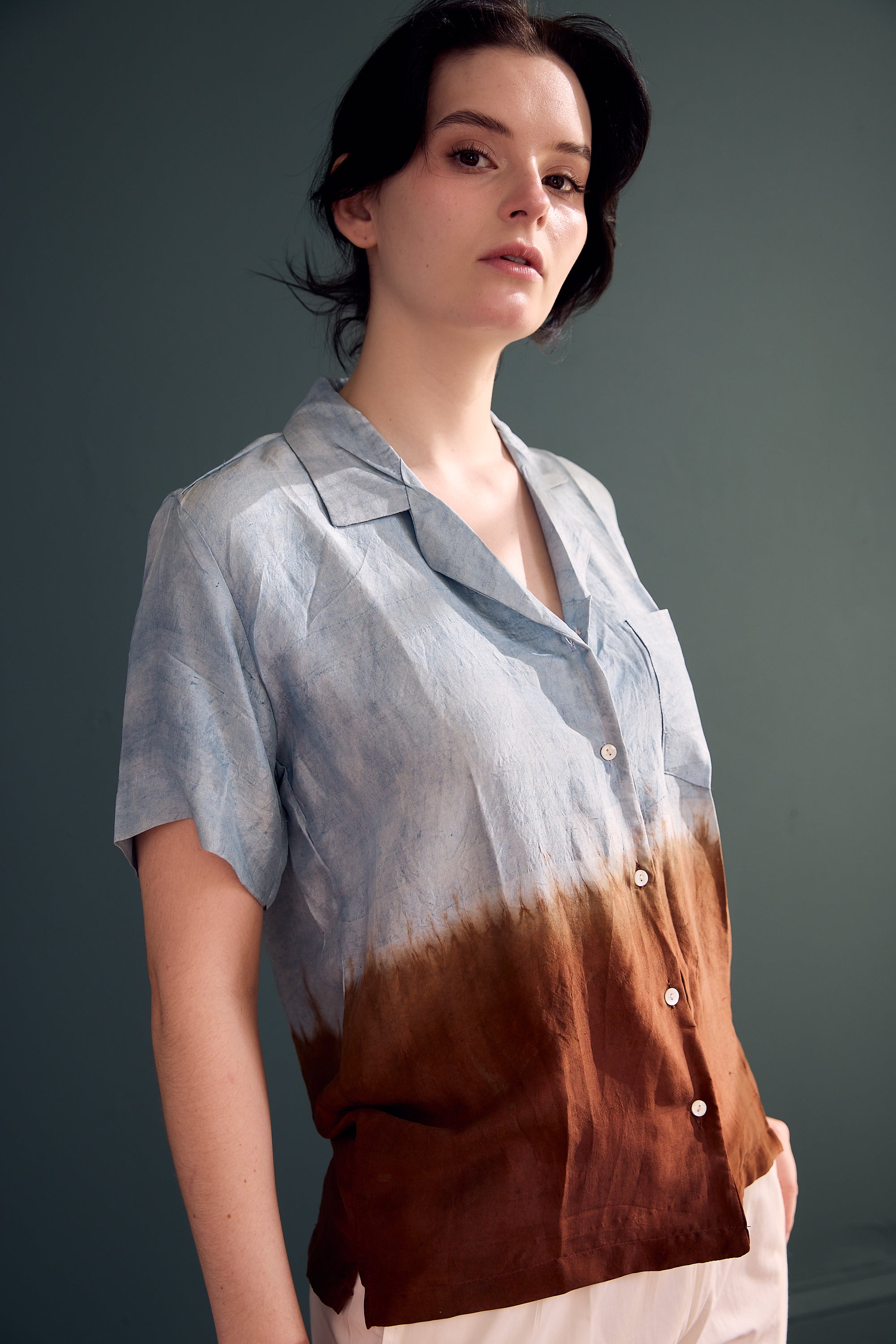 Eco Tie Dyed Camp Shirt