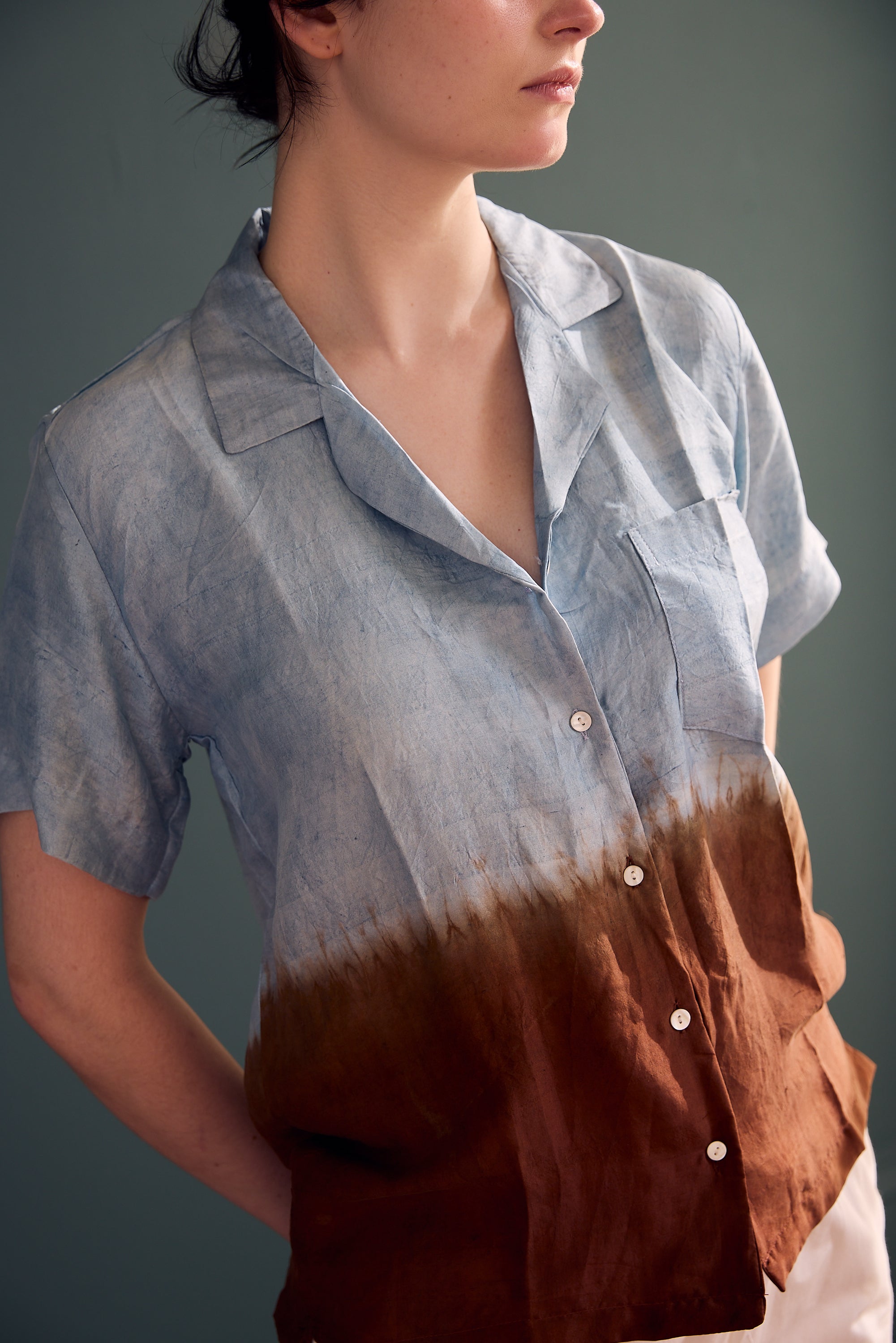 Eco Tie Dyed Camp Shirt