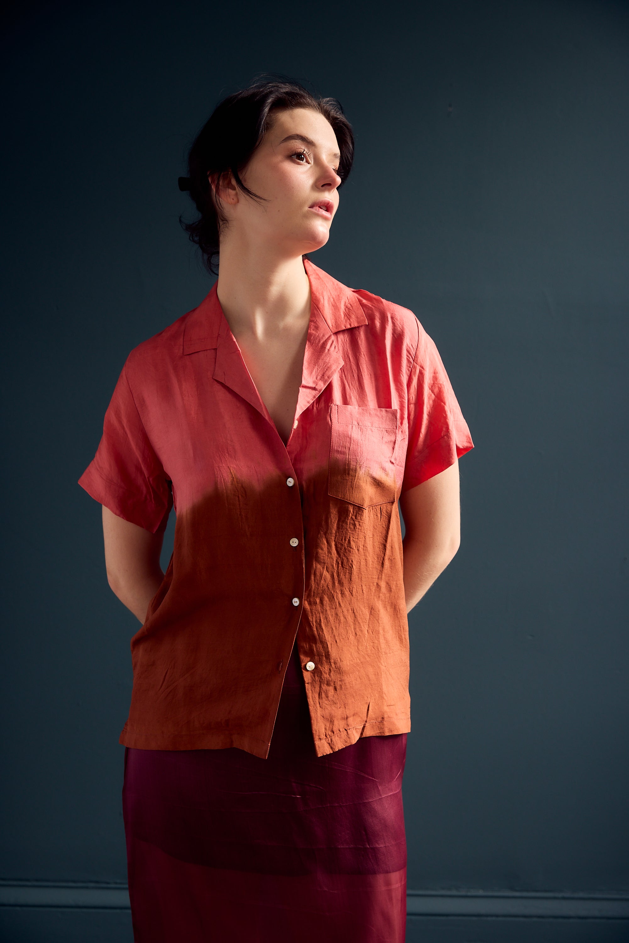 Eco Tie Dyed Camp Shirt