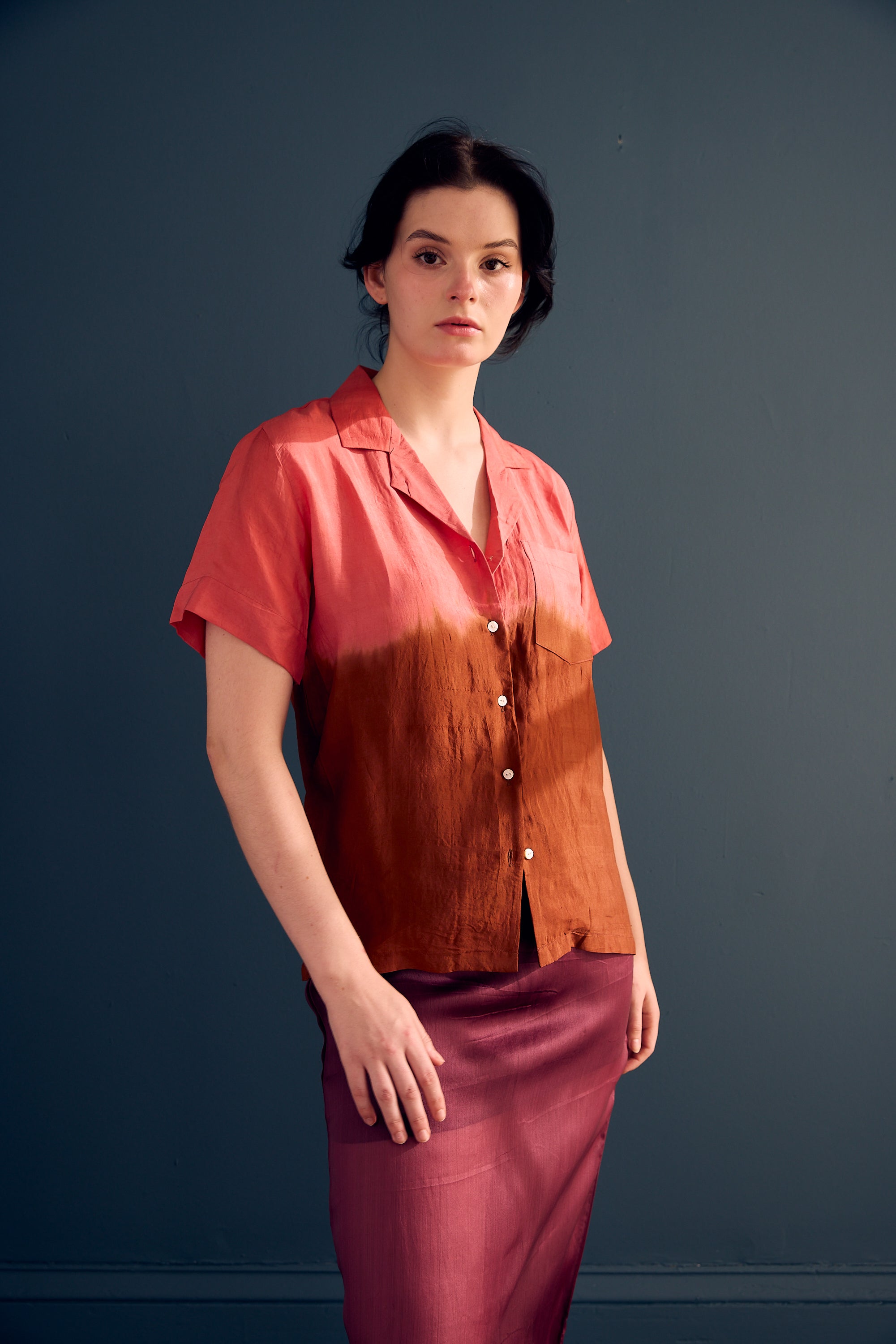 Eco Tie Dyed Camp Shirt