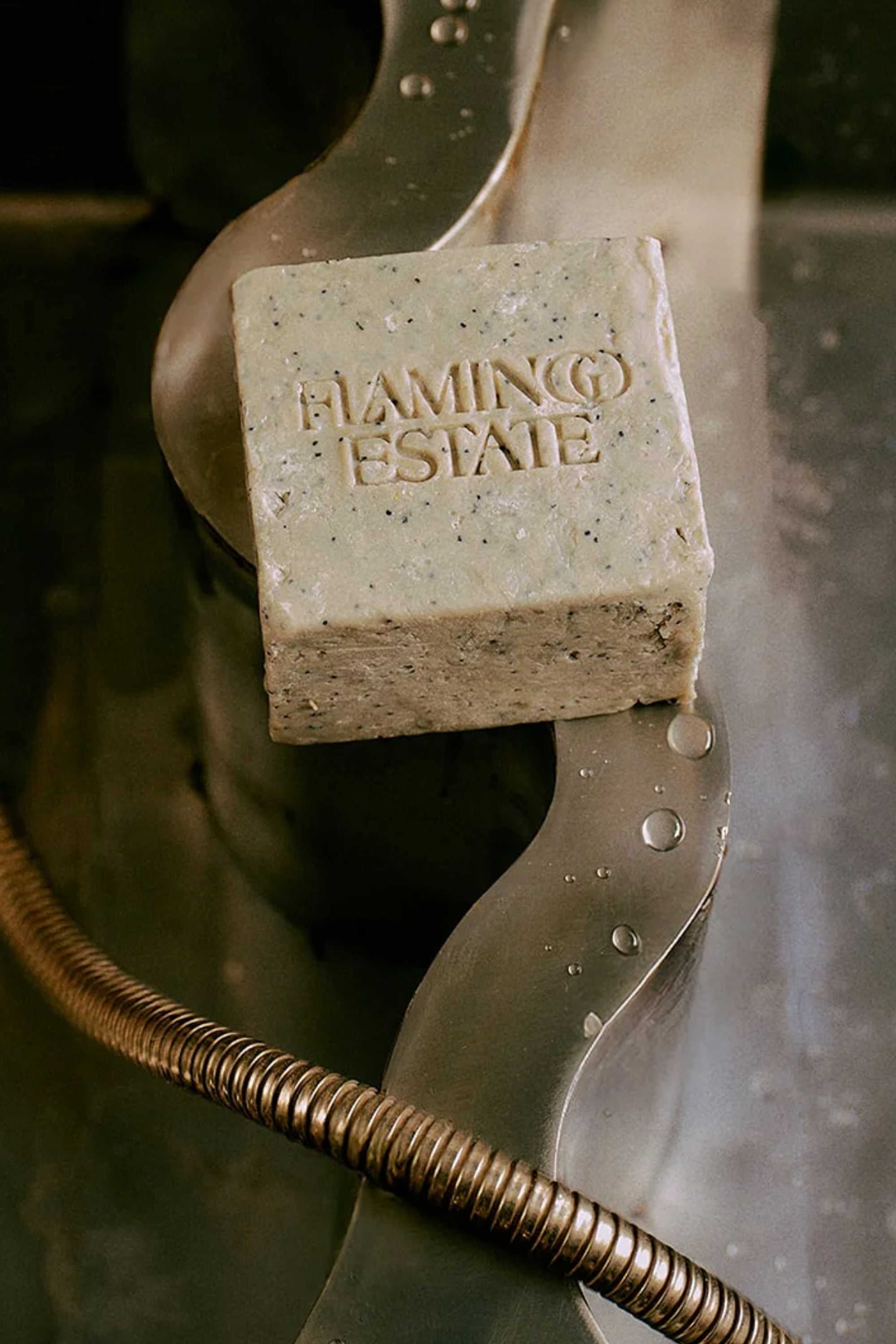 Flamingo Estate Exfoliating Peppermint Soap Brick