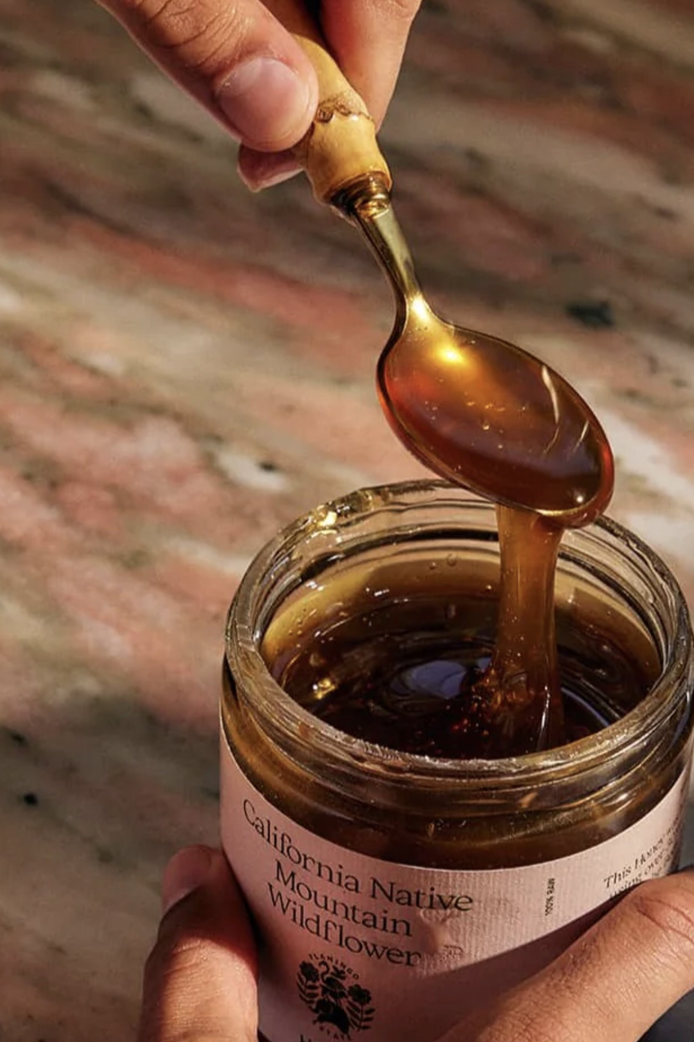 California Native Mountain Wildflower Honey