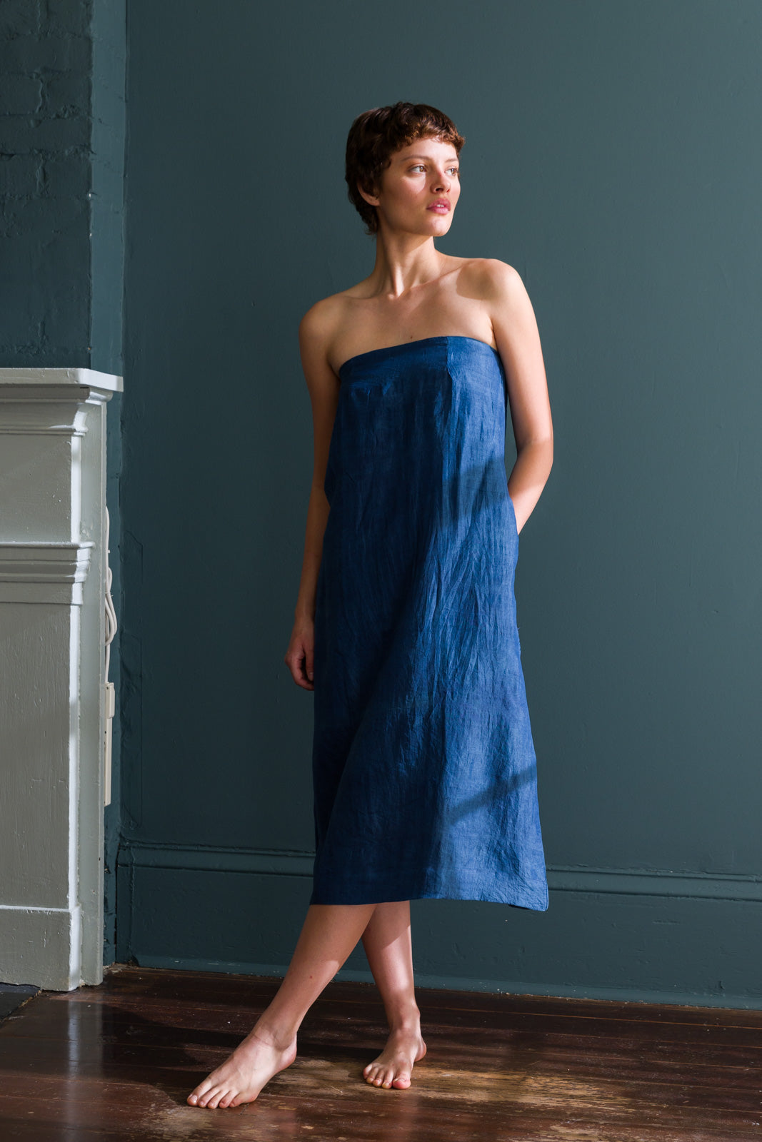 Hari Eco Dyed Strapless Dress