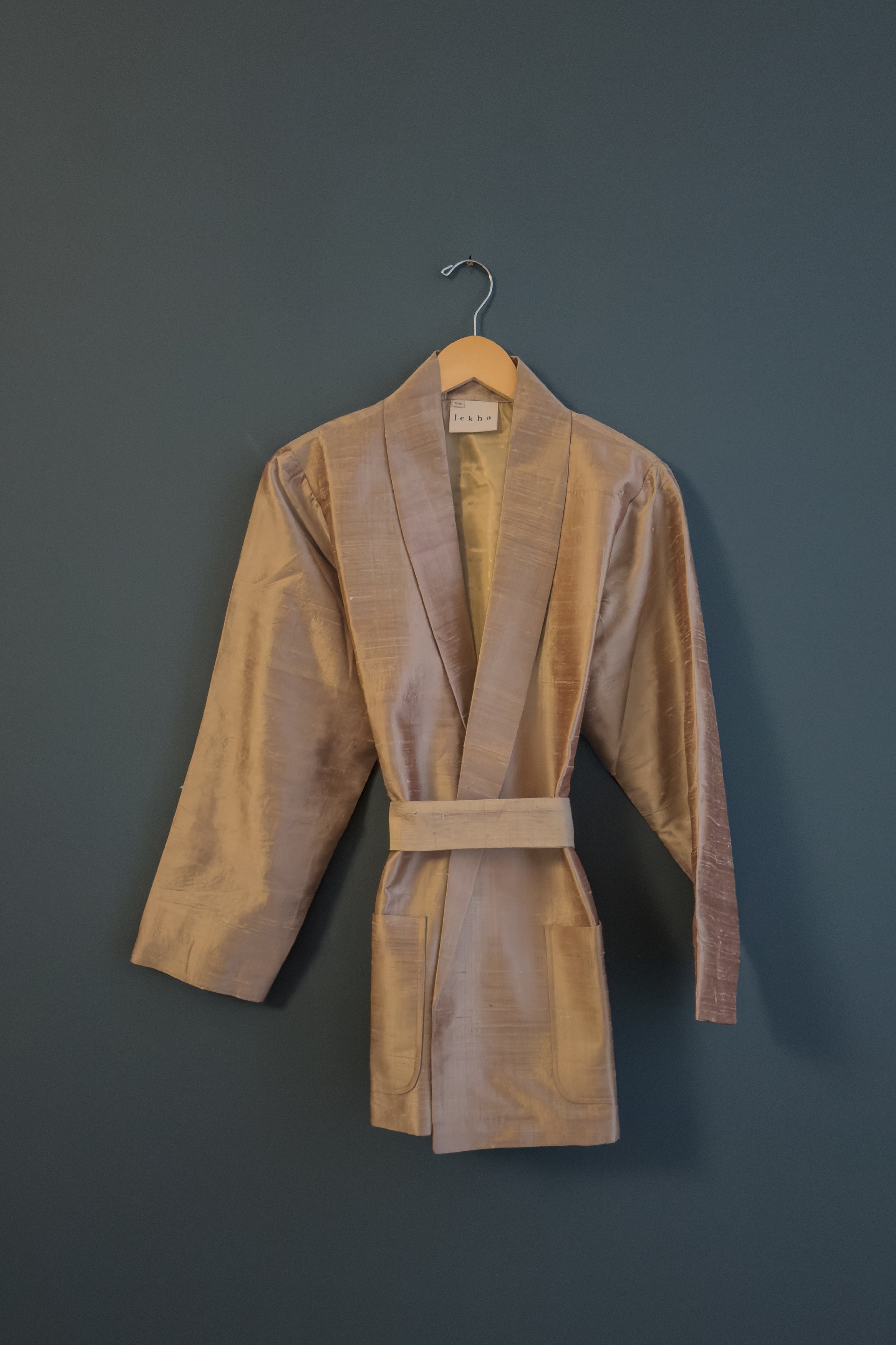 Kamla Wrap Jacket in Raw Silk