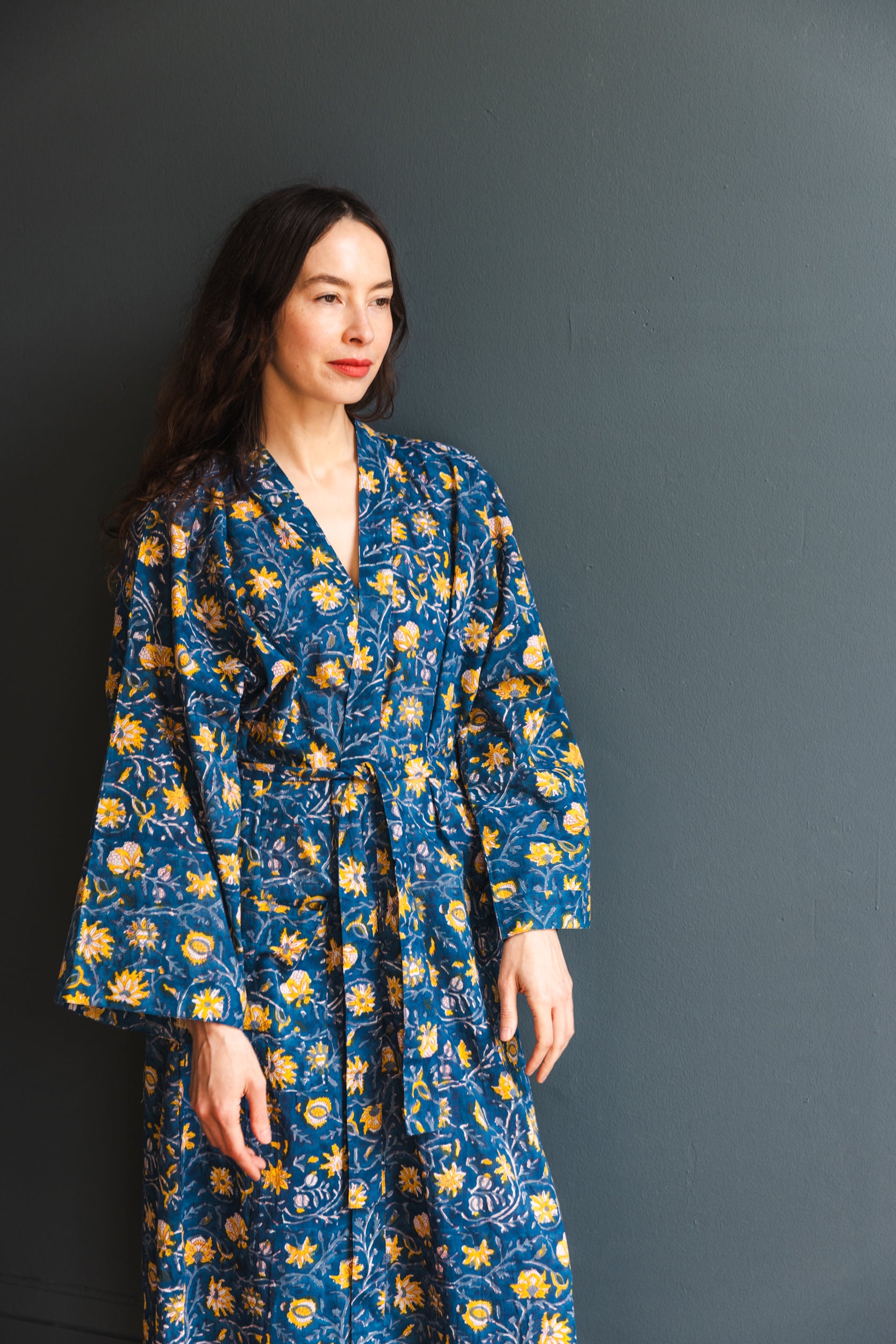 Mandi Block Printed Robe