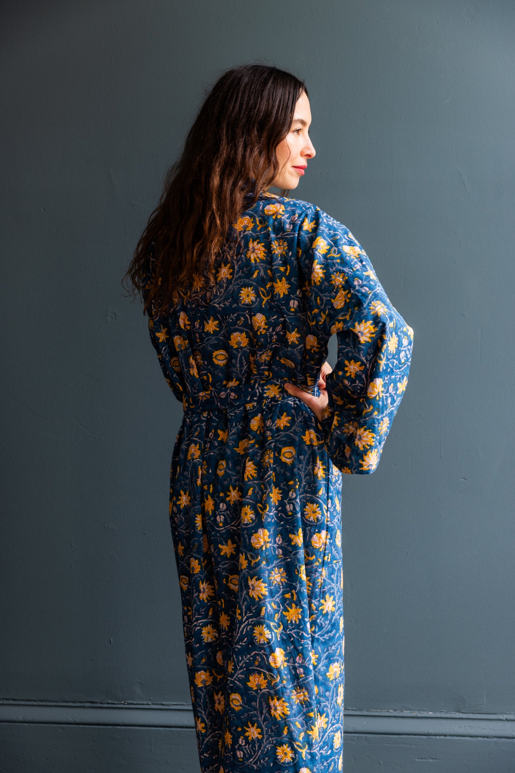 Mandi Block Printed Robe