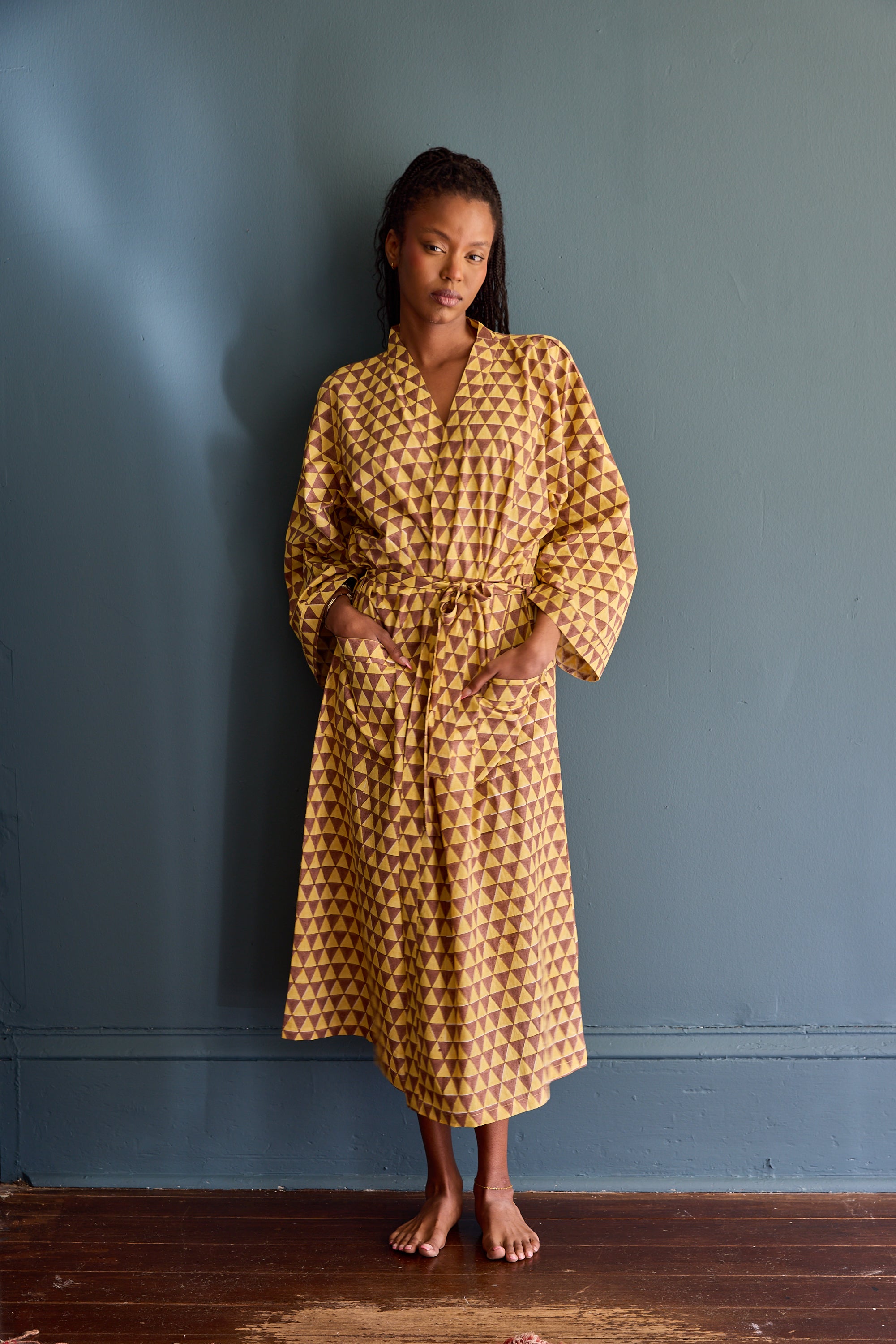 Mandi Block Printed Robe