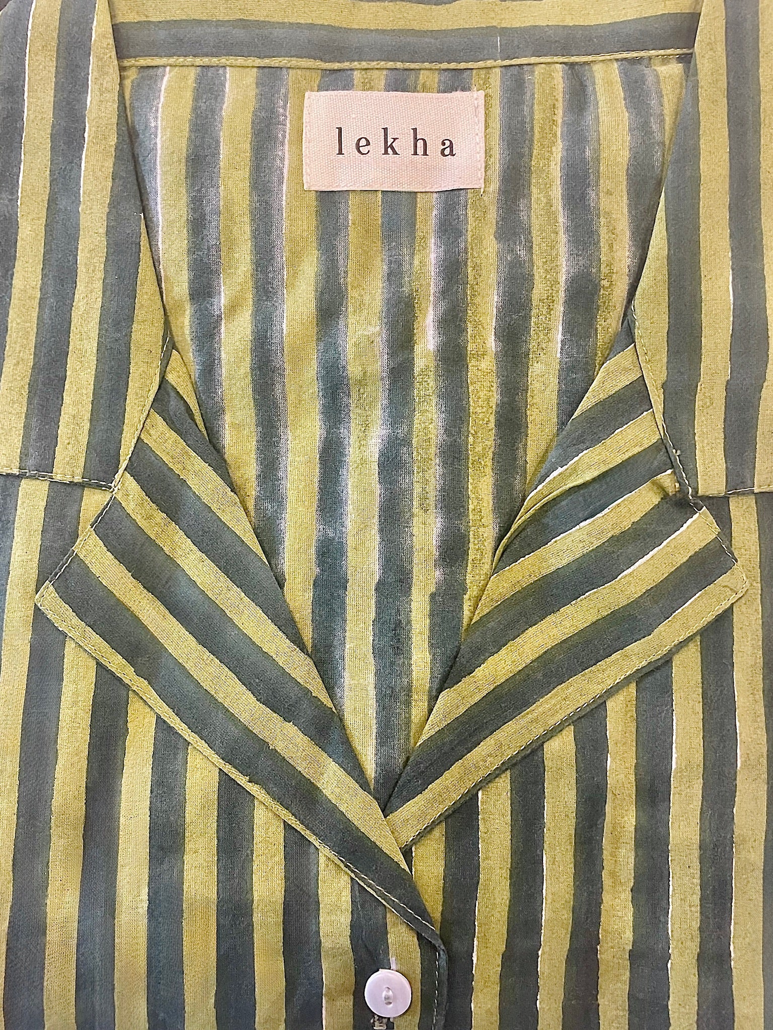 Block Printed Muslin Oversized Pajama Set