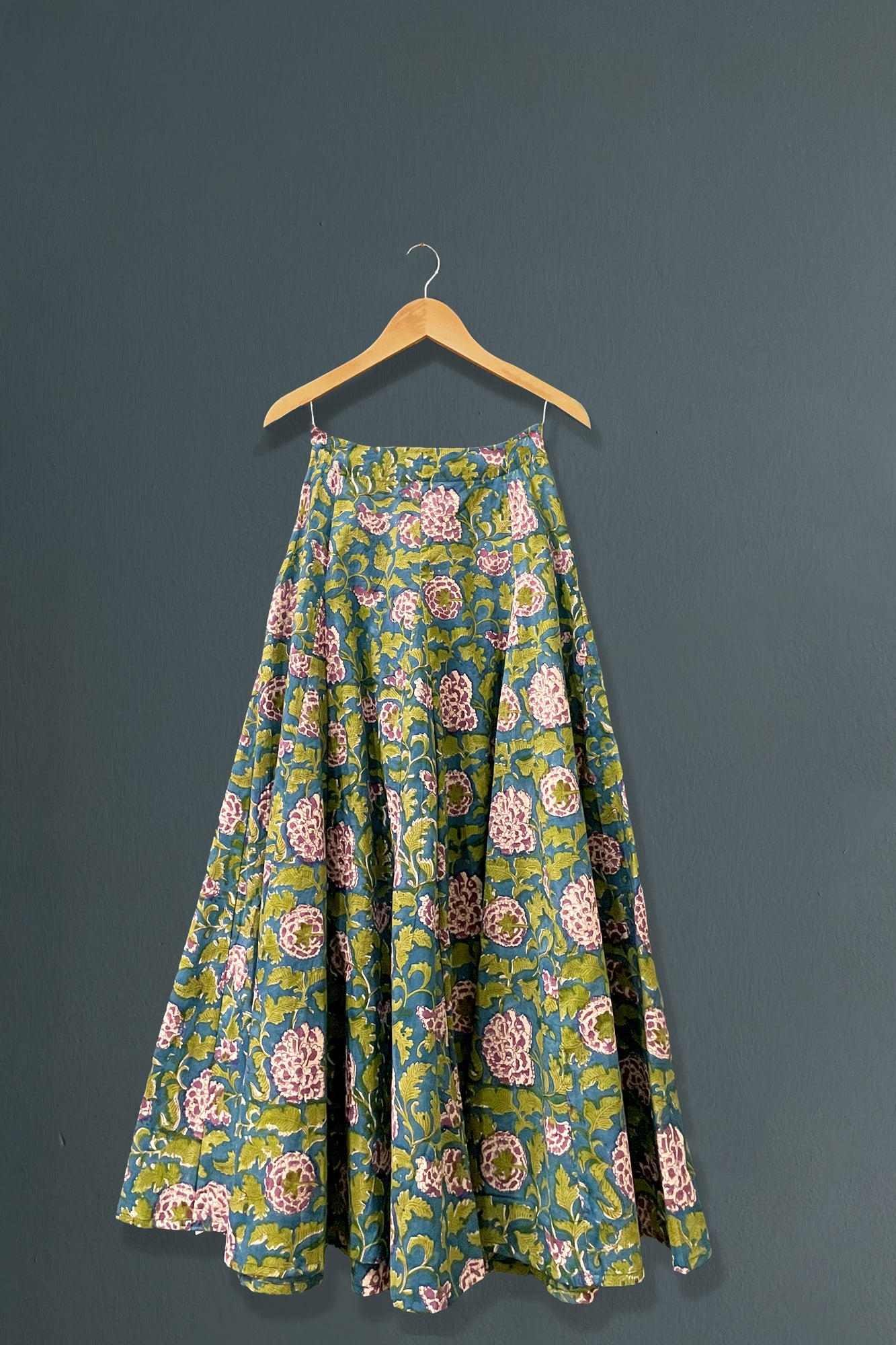 Nalini Skirt in Violet Hydrangea