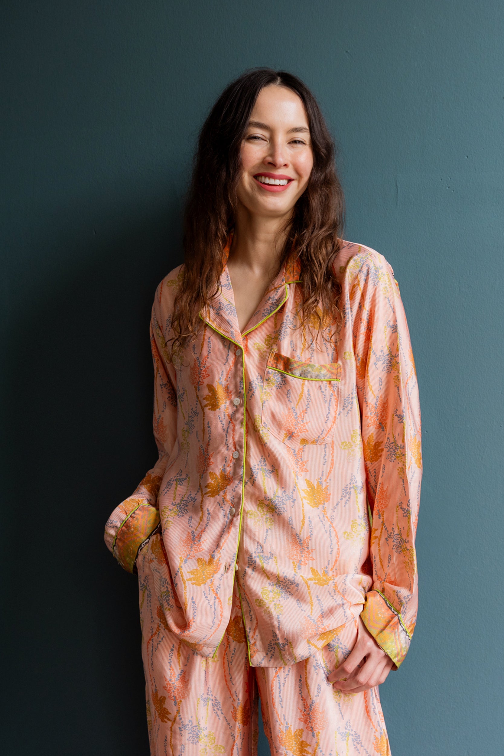 Recycled Sari Pant Set