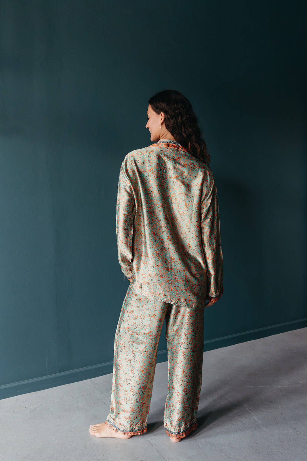 Recycled Sari Pant Set