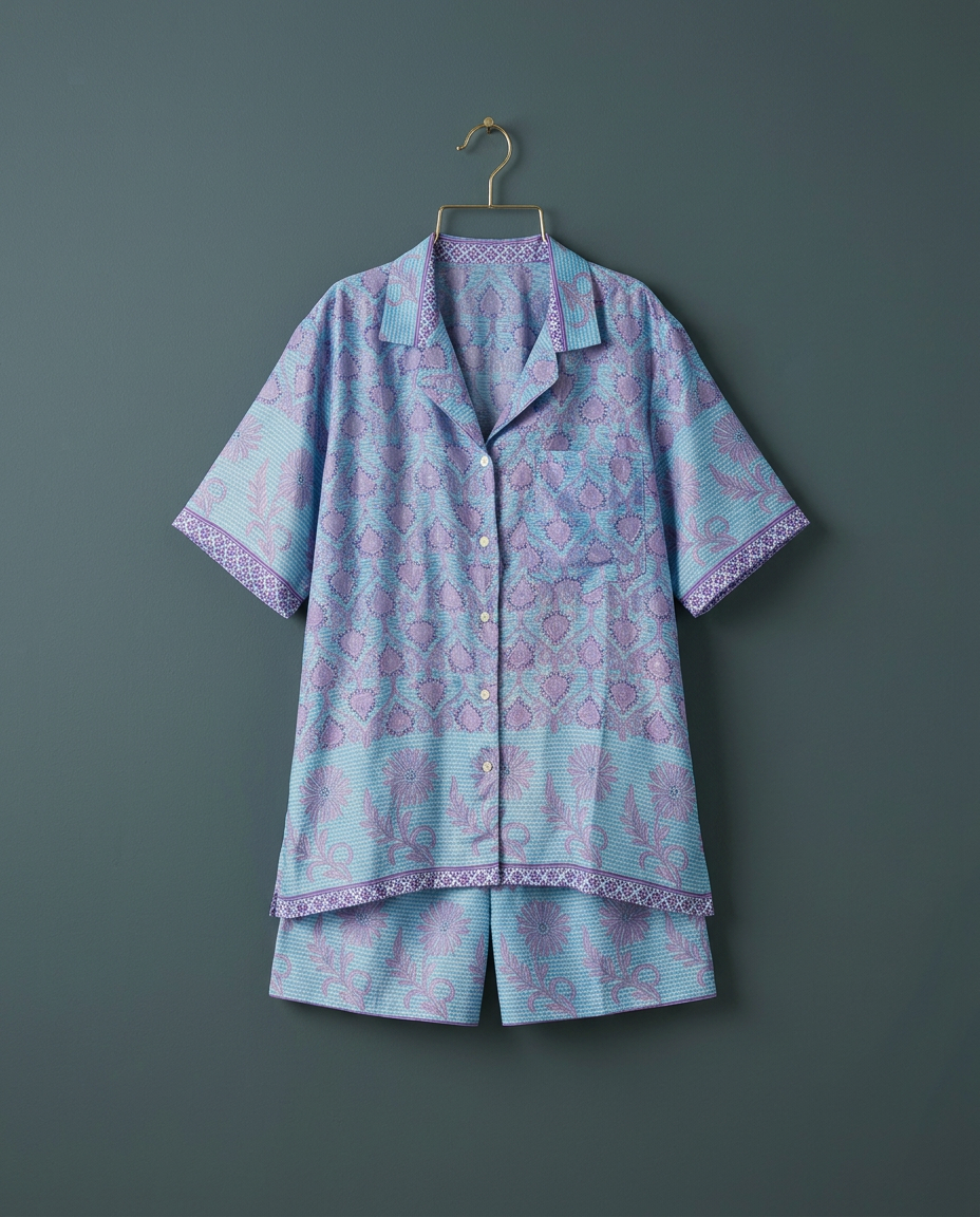 Recycled Sari Camp Set