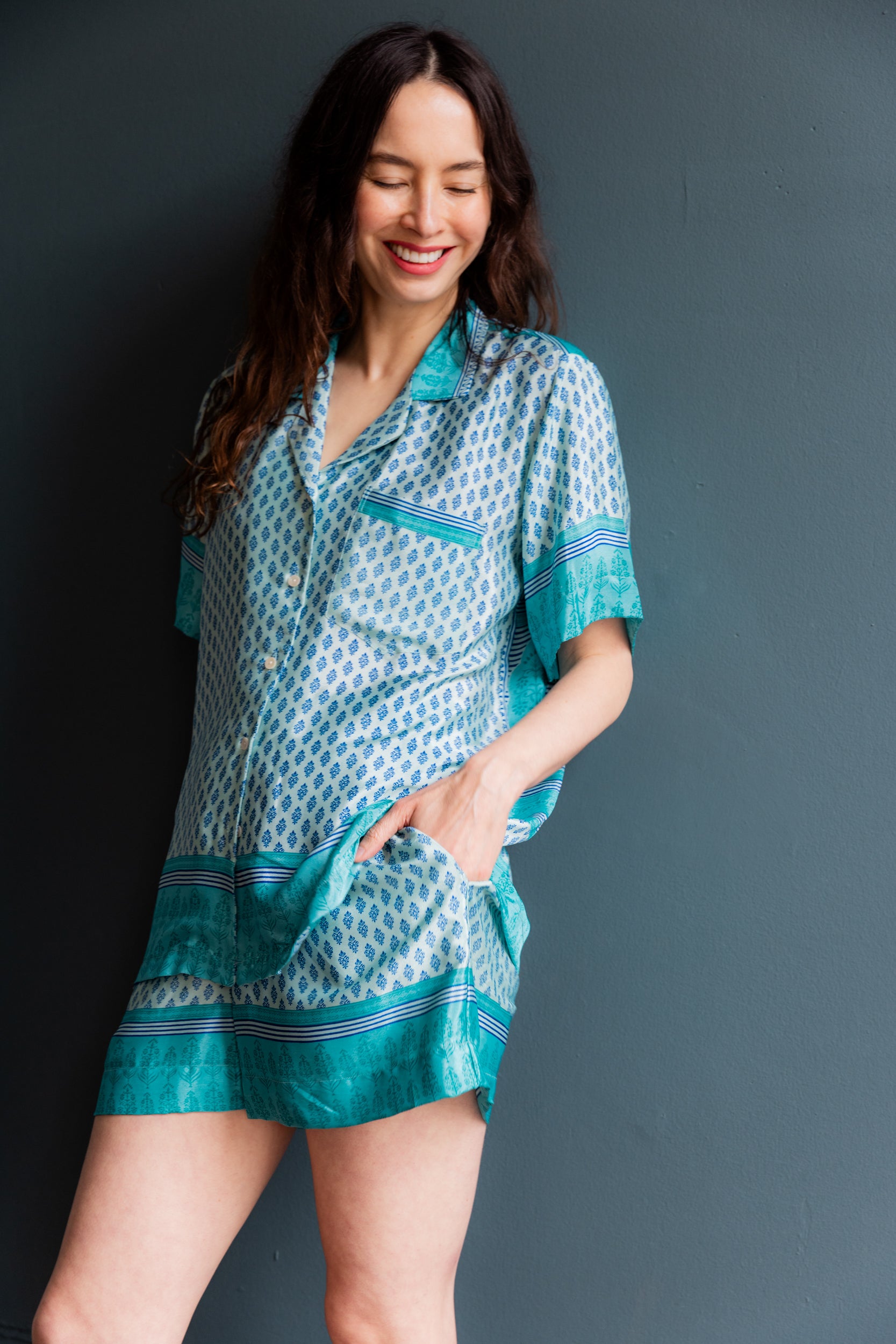 Recycled Sari Camp Set