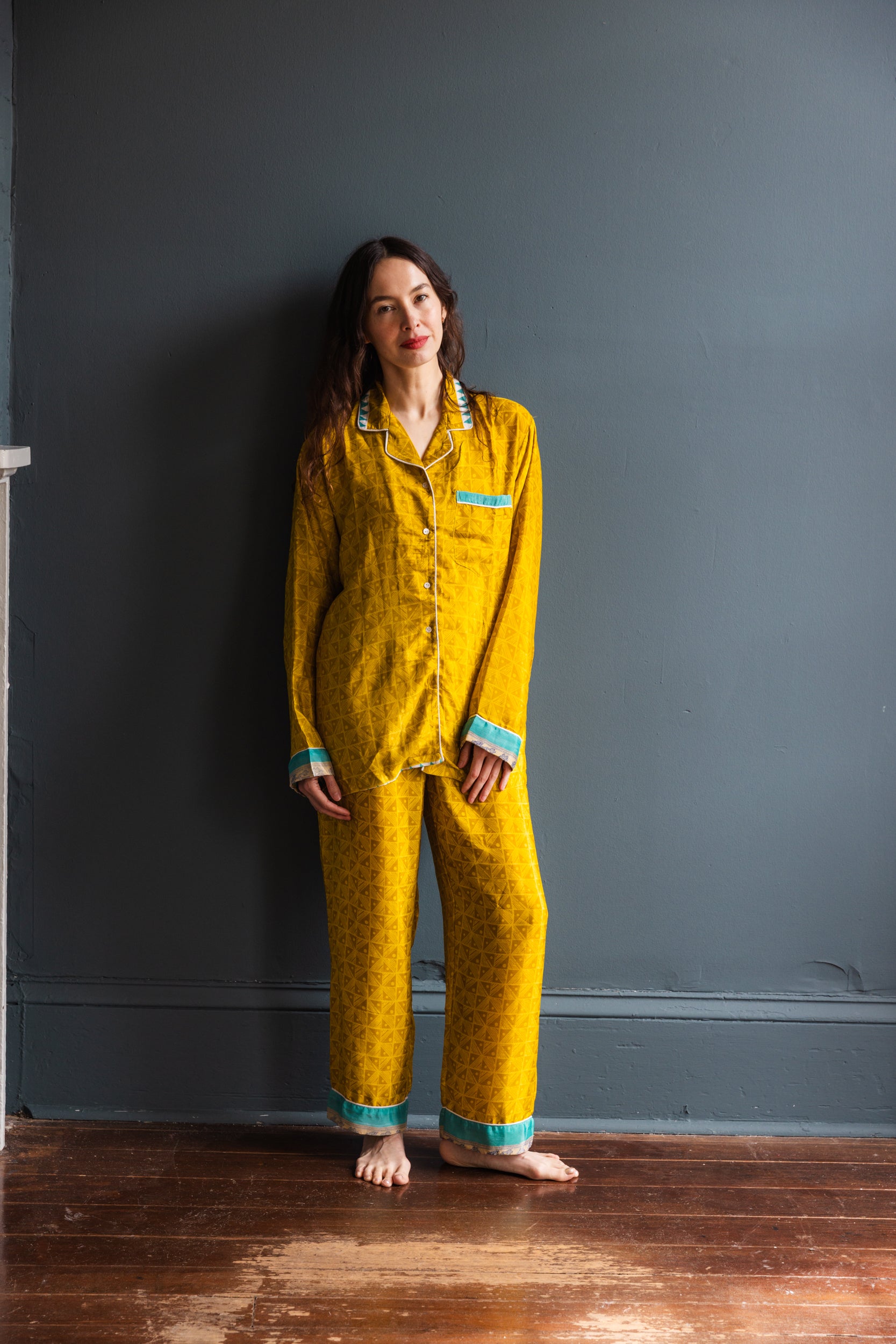 Recycled Sari Pant Set