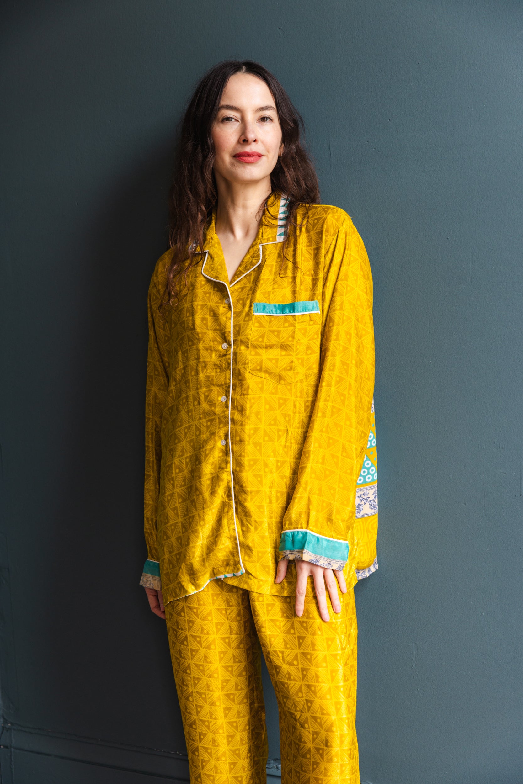 Recycled Sari Pant Set