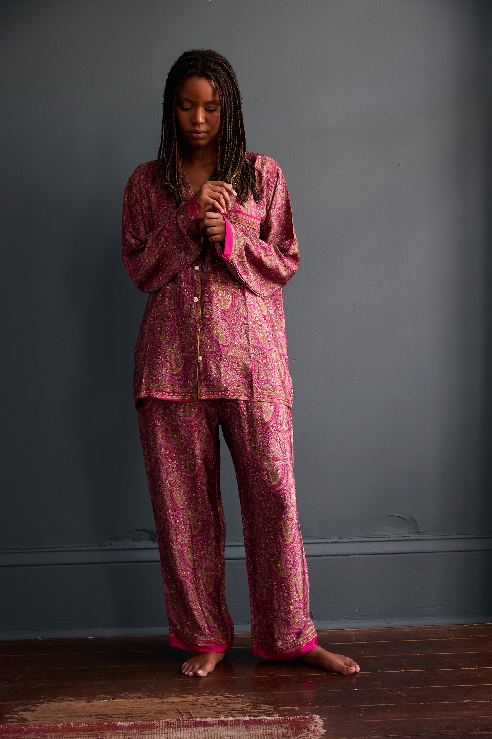 Recycled Sari Pant Set