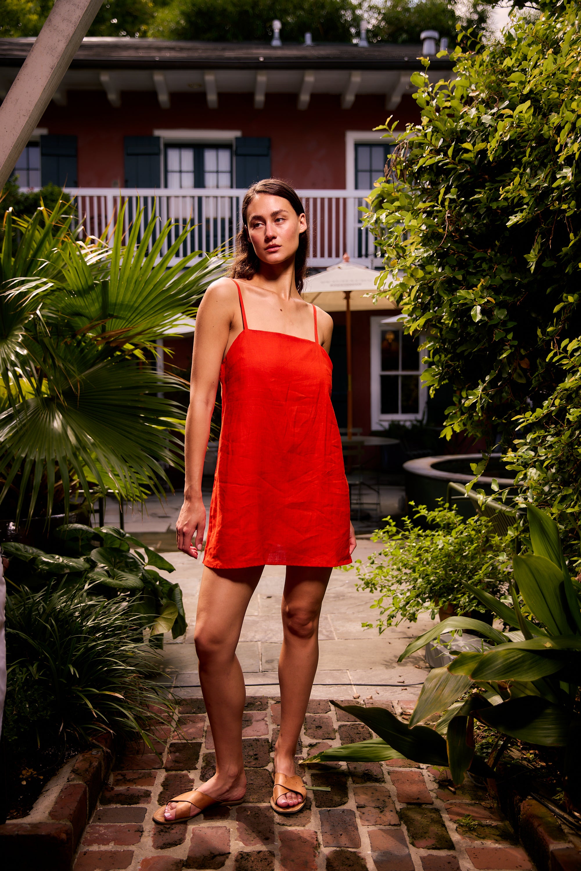 Rina Linen Mini Dress