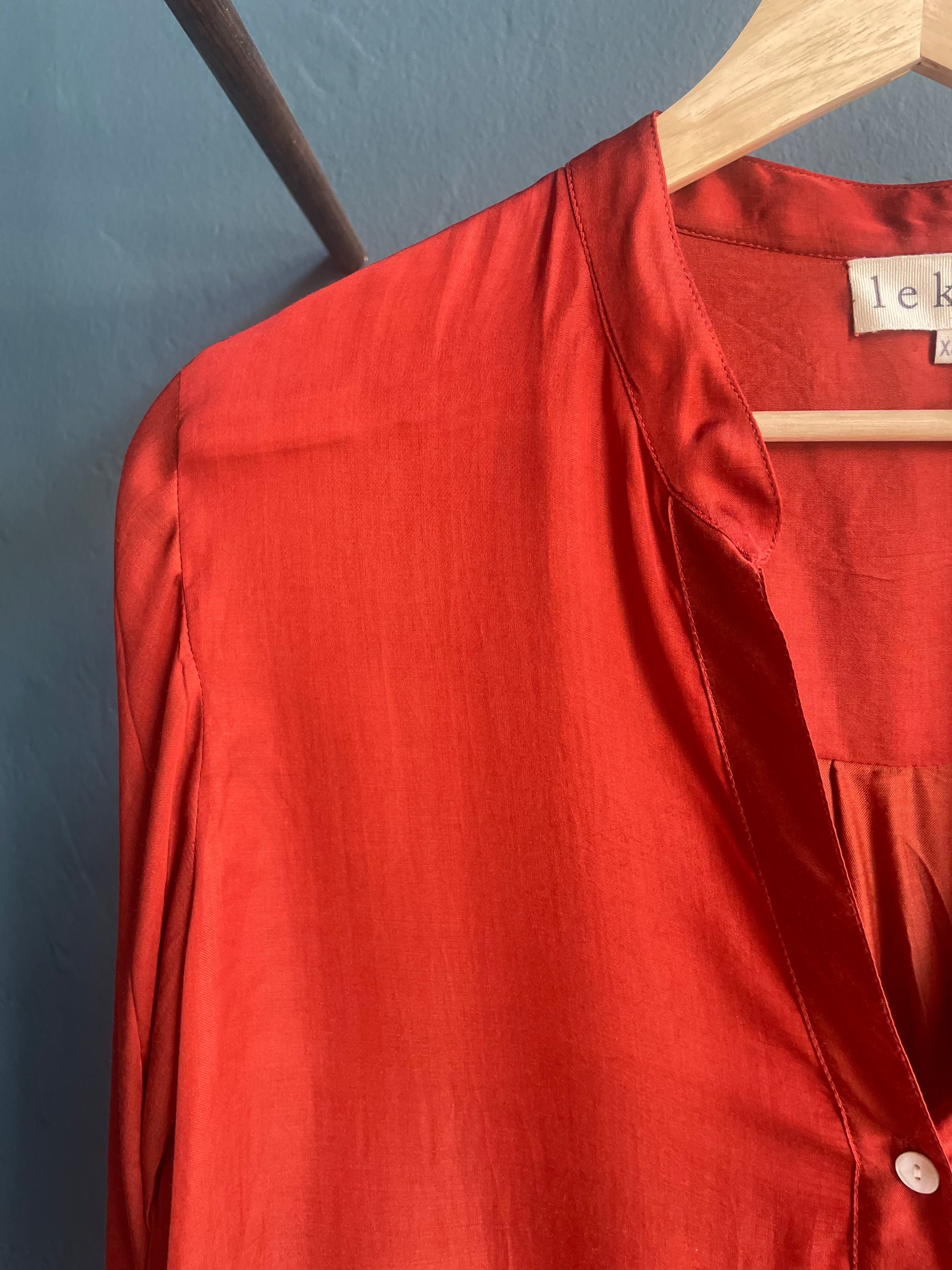 Soma Tunic in Cotton Satin