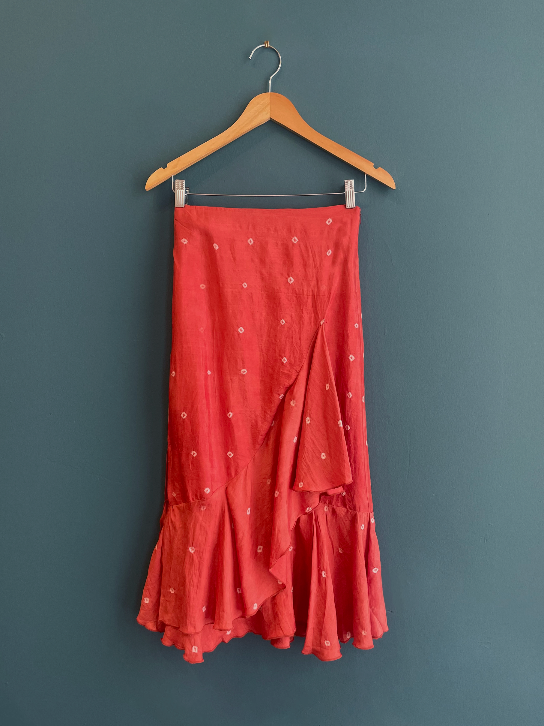 Tara Eco Tie Dyed Ruffle Skirt