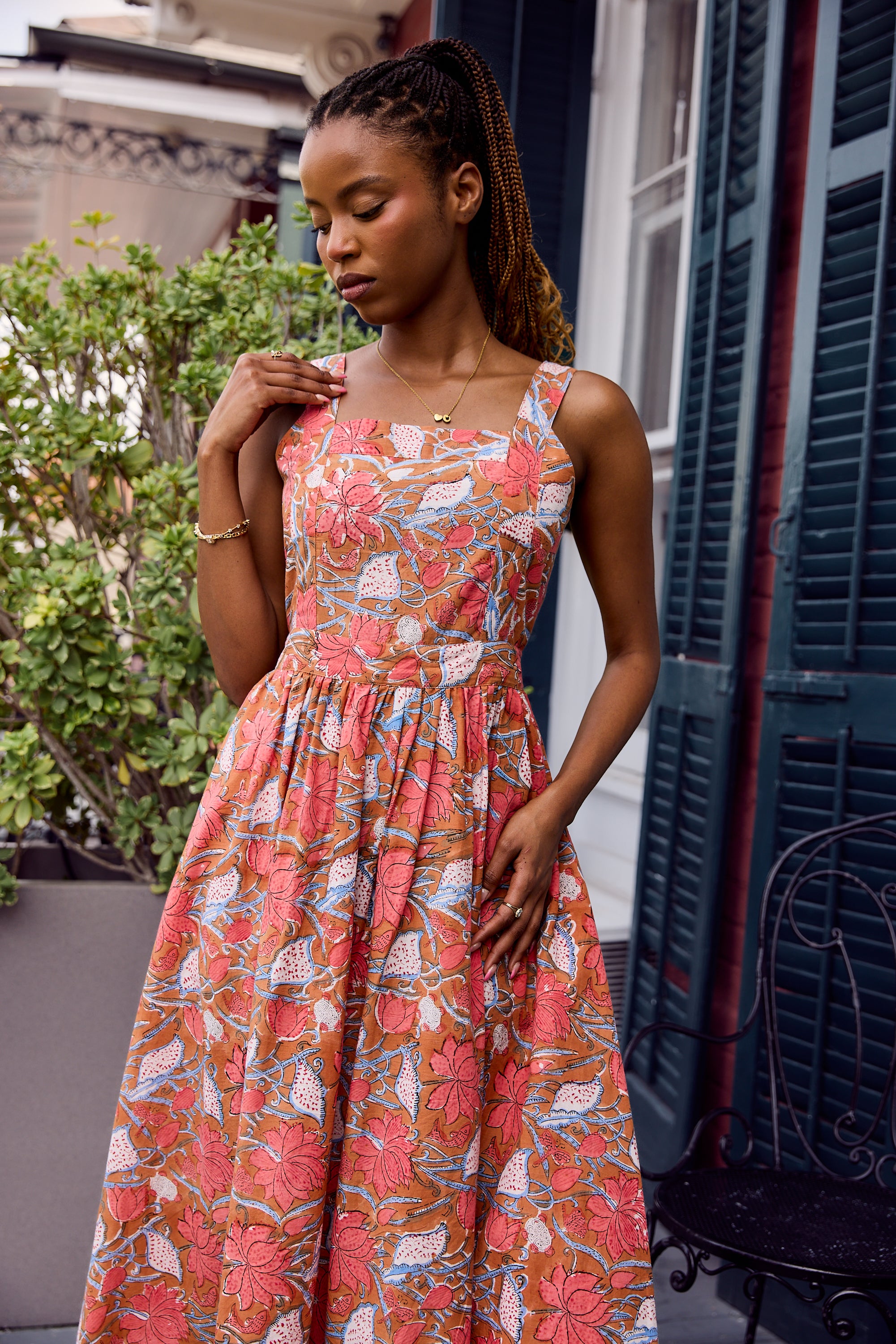 Tashi Pinafore Dress