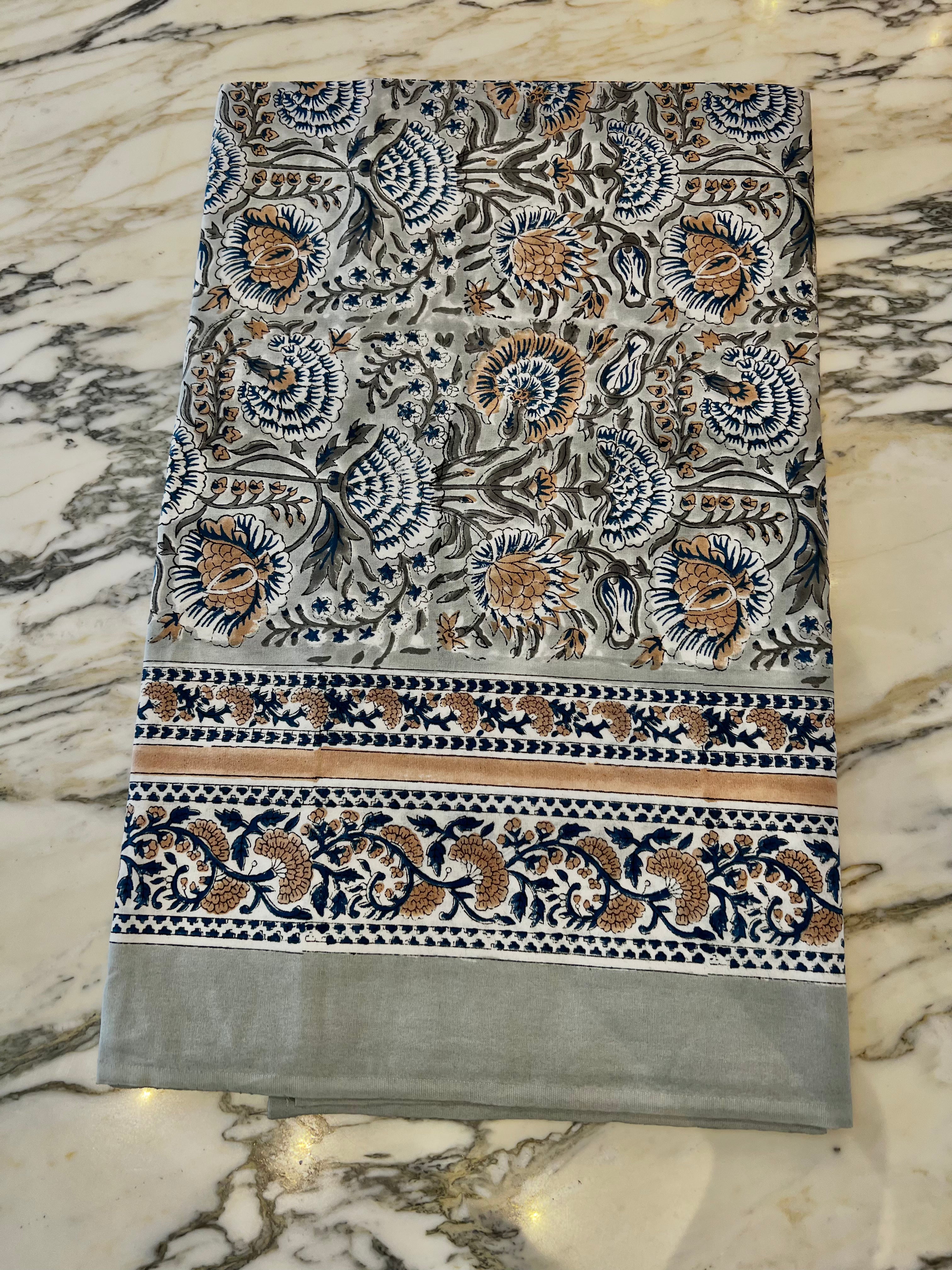 Block Printed Tablecloth