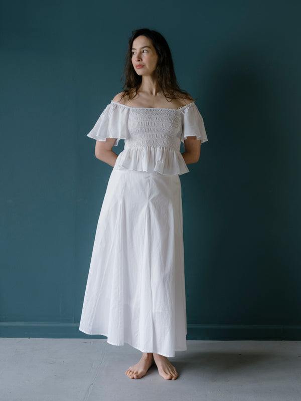 Nalini Skirt in White | White