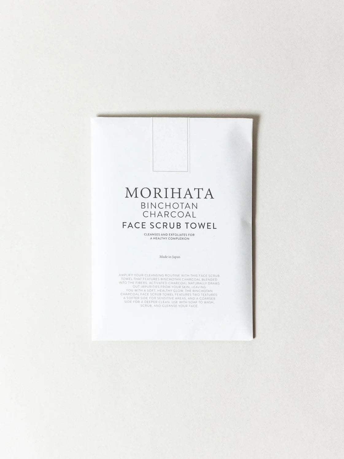 Binchotan Charcoal Face Scrub Towel