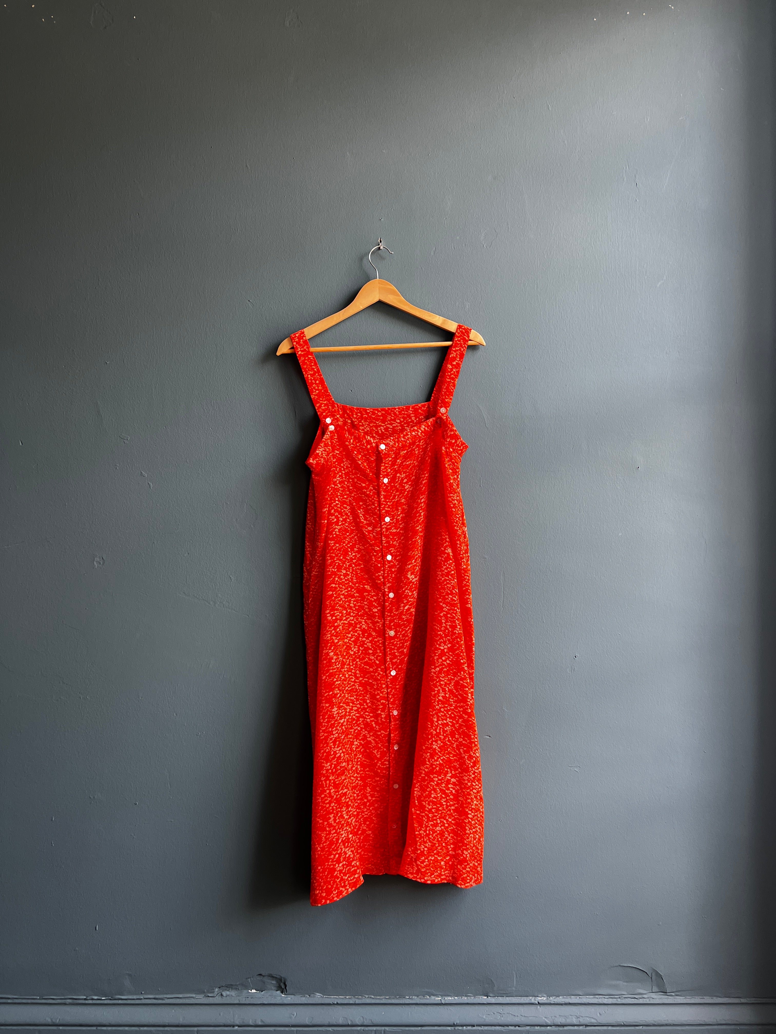 Recycled Sari Button Back Dress