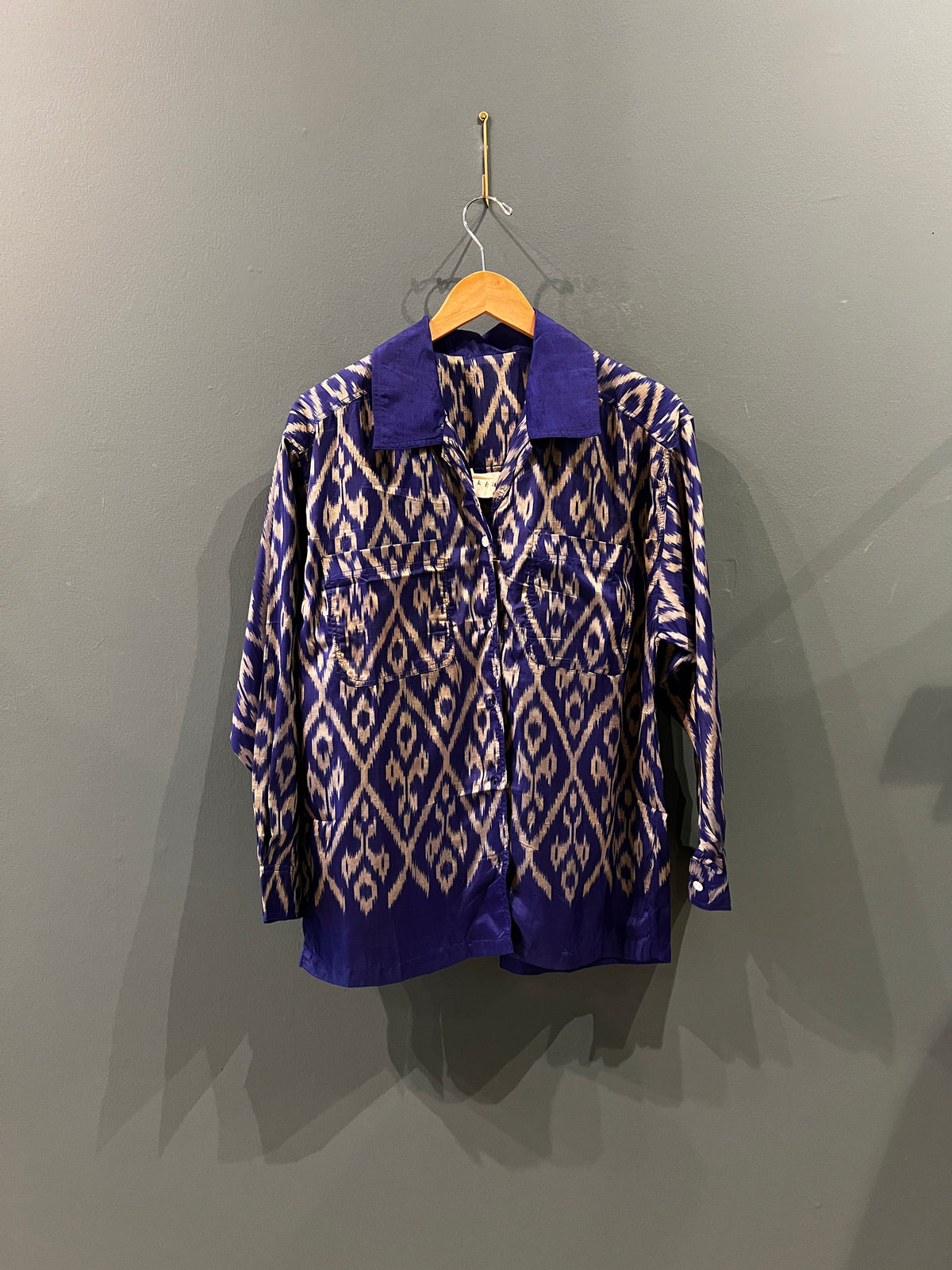 Unisex Patola Silk Sari Overshirt