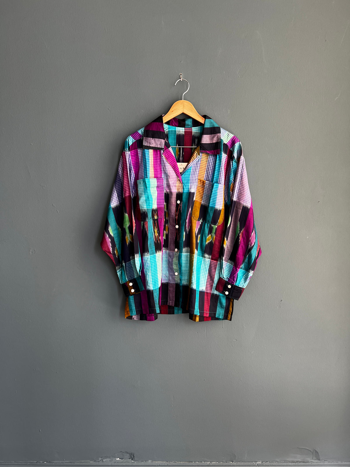 Unisex Patola Silk Sari Overshirt