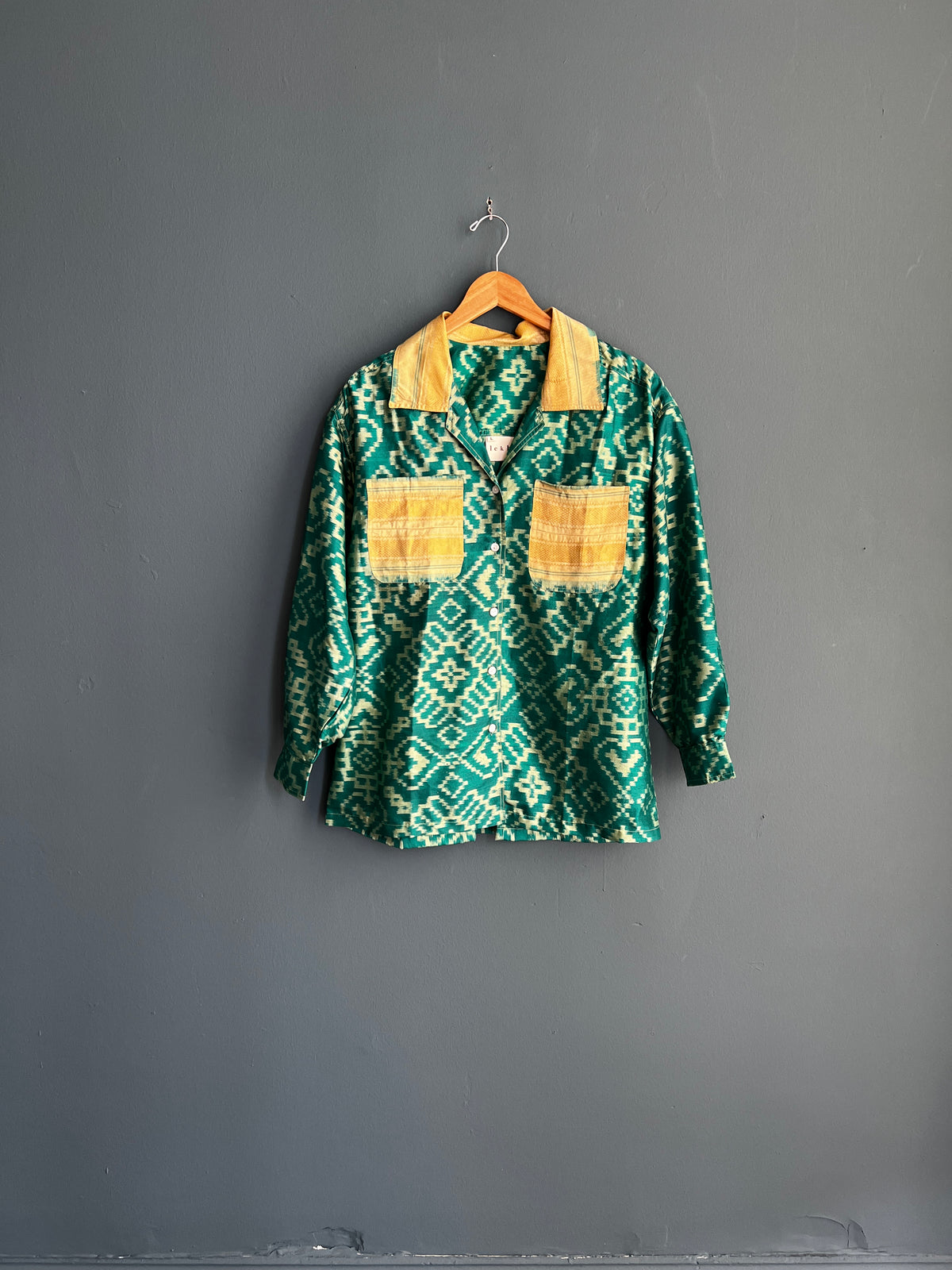 Unisex Patola Silk Sari Overshirt