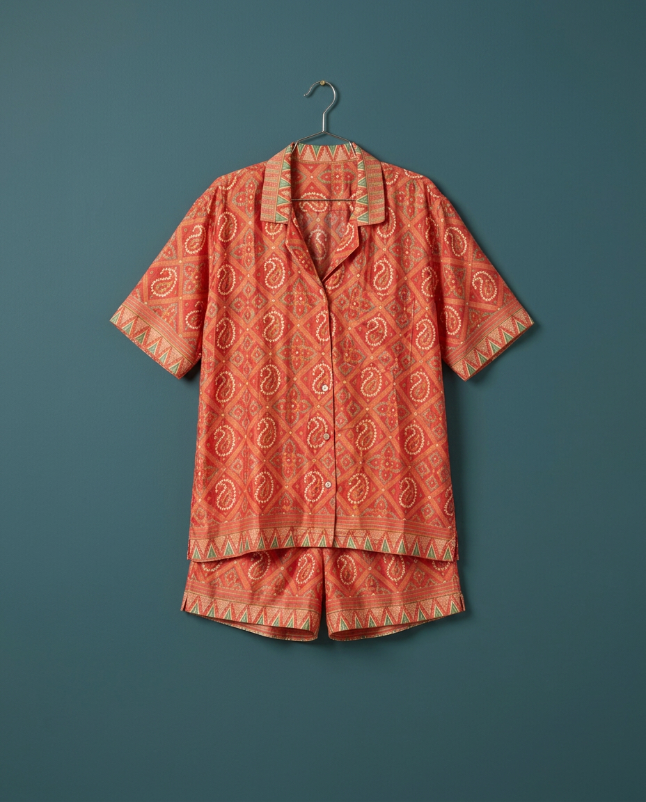 Recycled Sari Camp Set