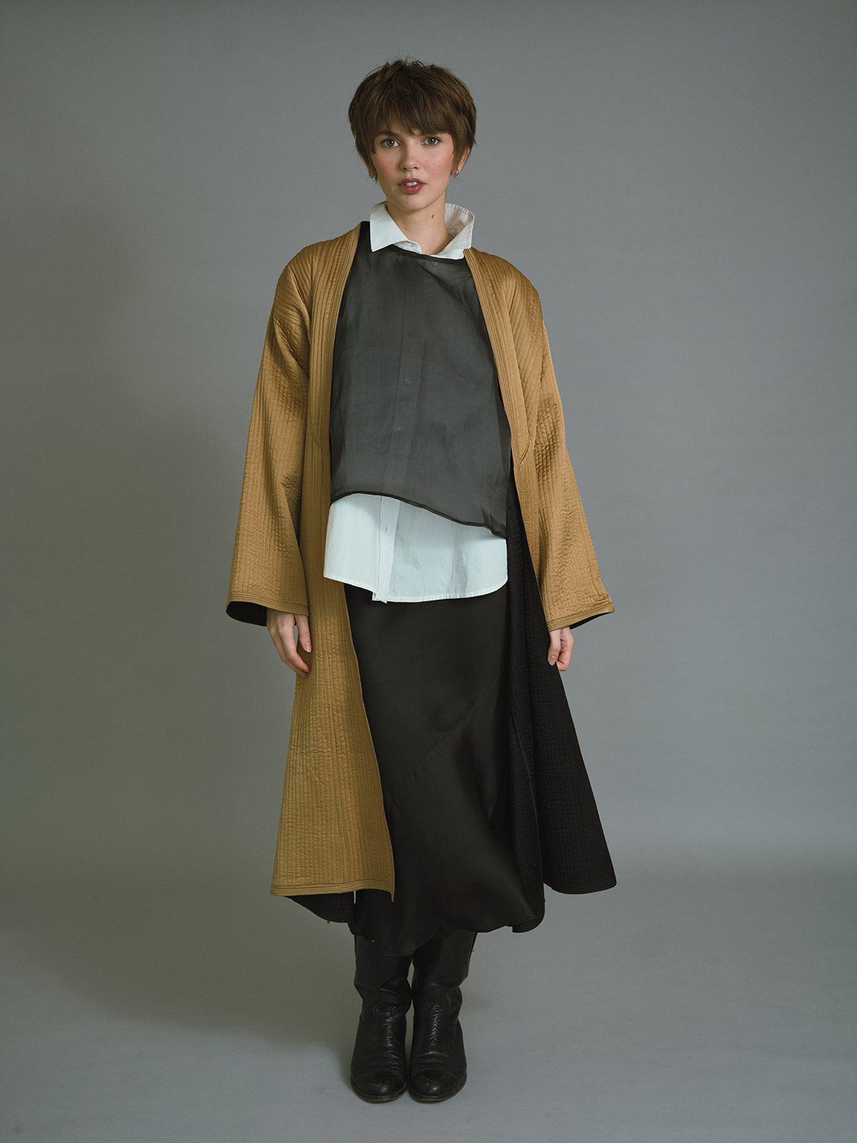 Deepa Satin Coat
