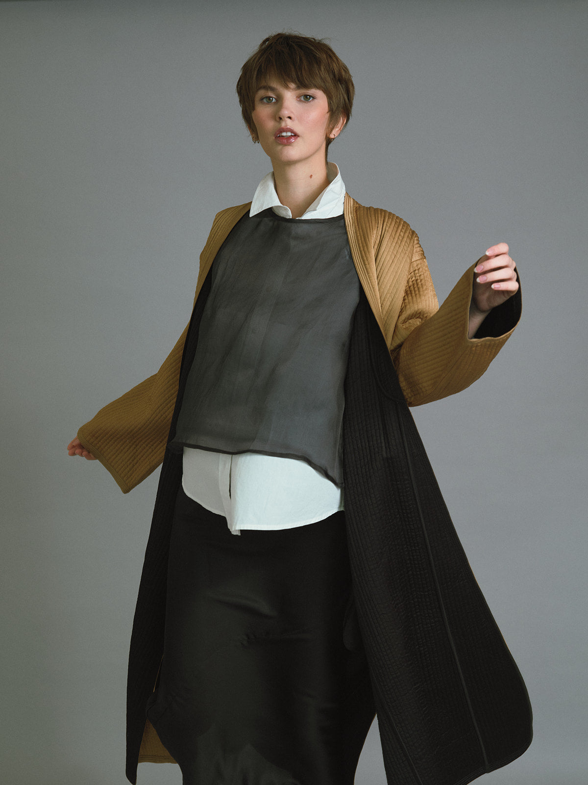 Deepa Satin Coat