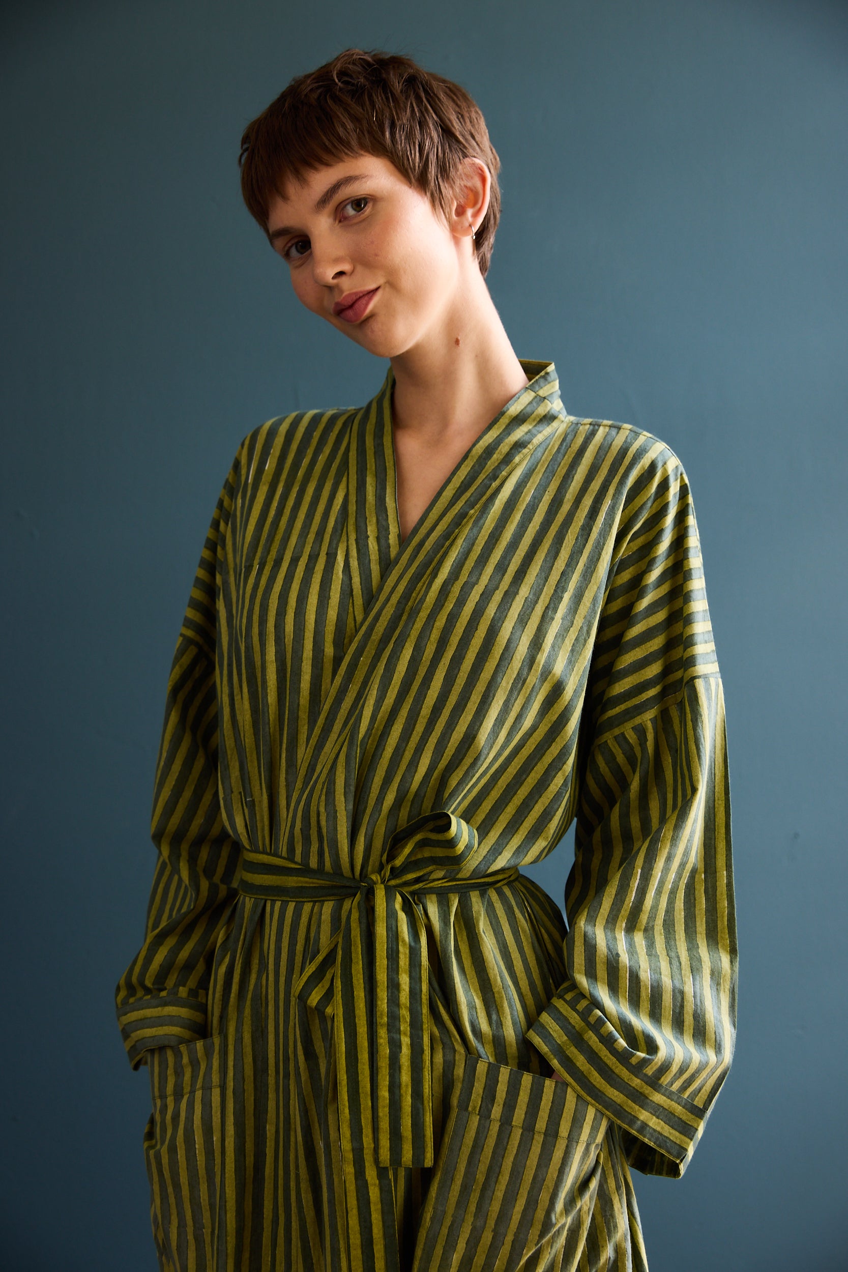 Mandi Block Printed Robe