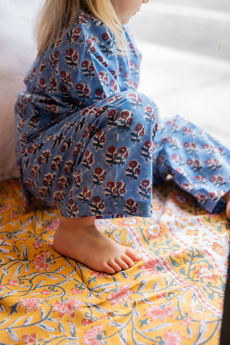 blue pajamas | periwinkle