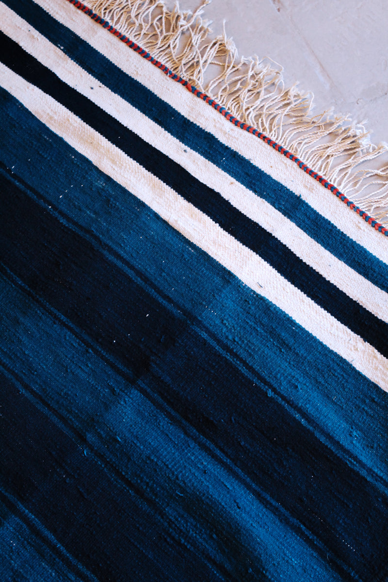 blue rug | navy