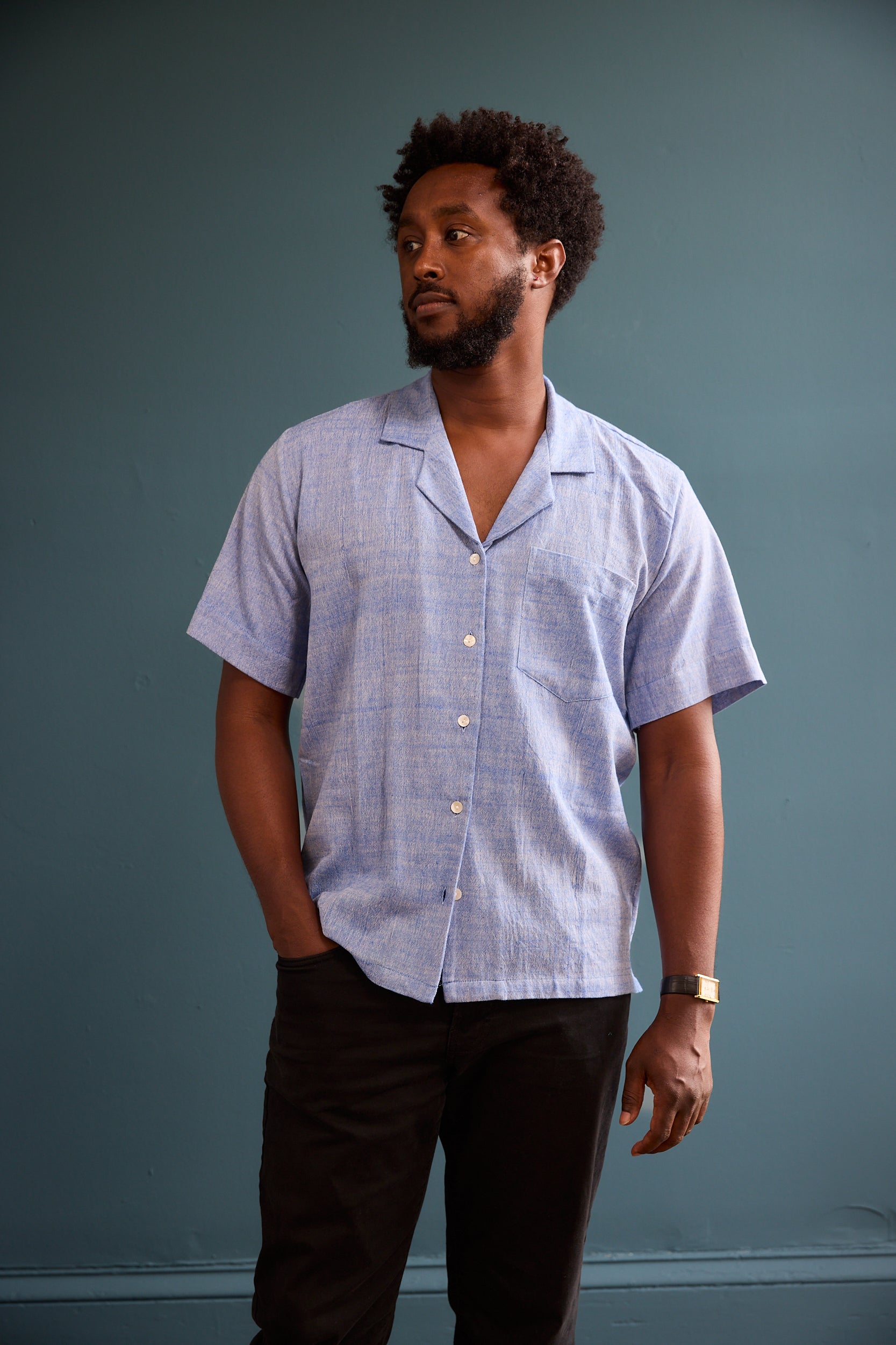 Khadi Unisex Camp Shirt